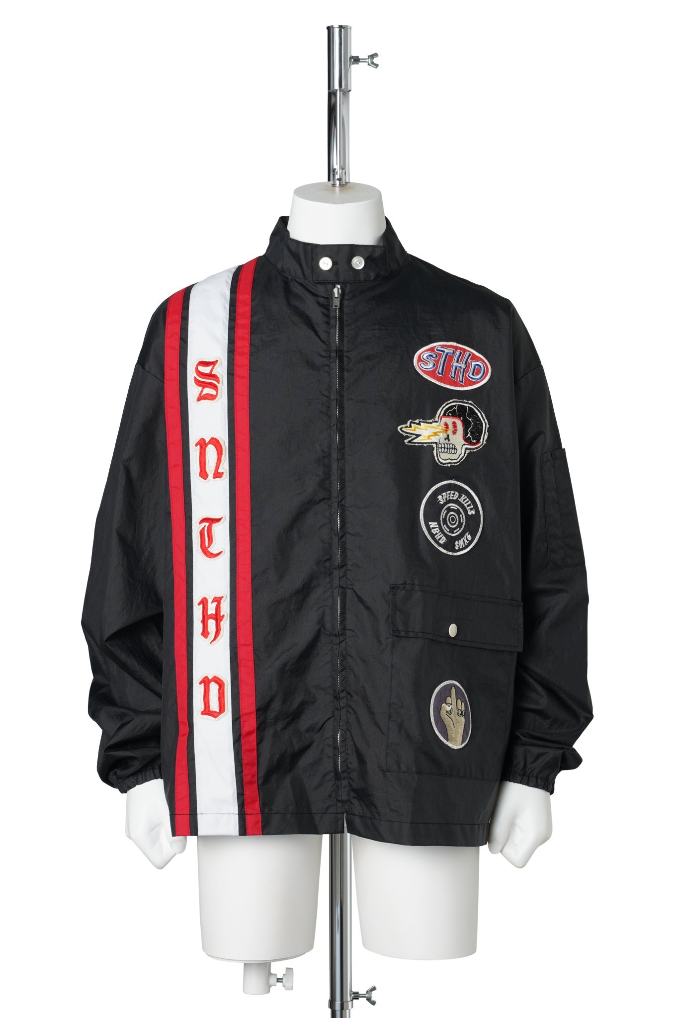 SAINT Mxxxxxx x NEIGHBORHOOD NH_NYLON JACKET /STHD.JACKETSNTHD / BLACK
