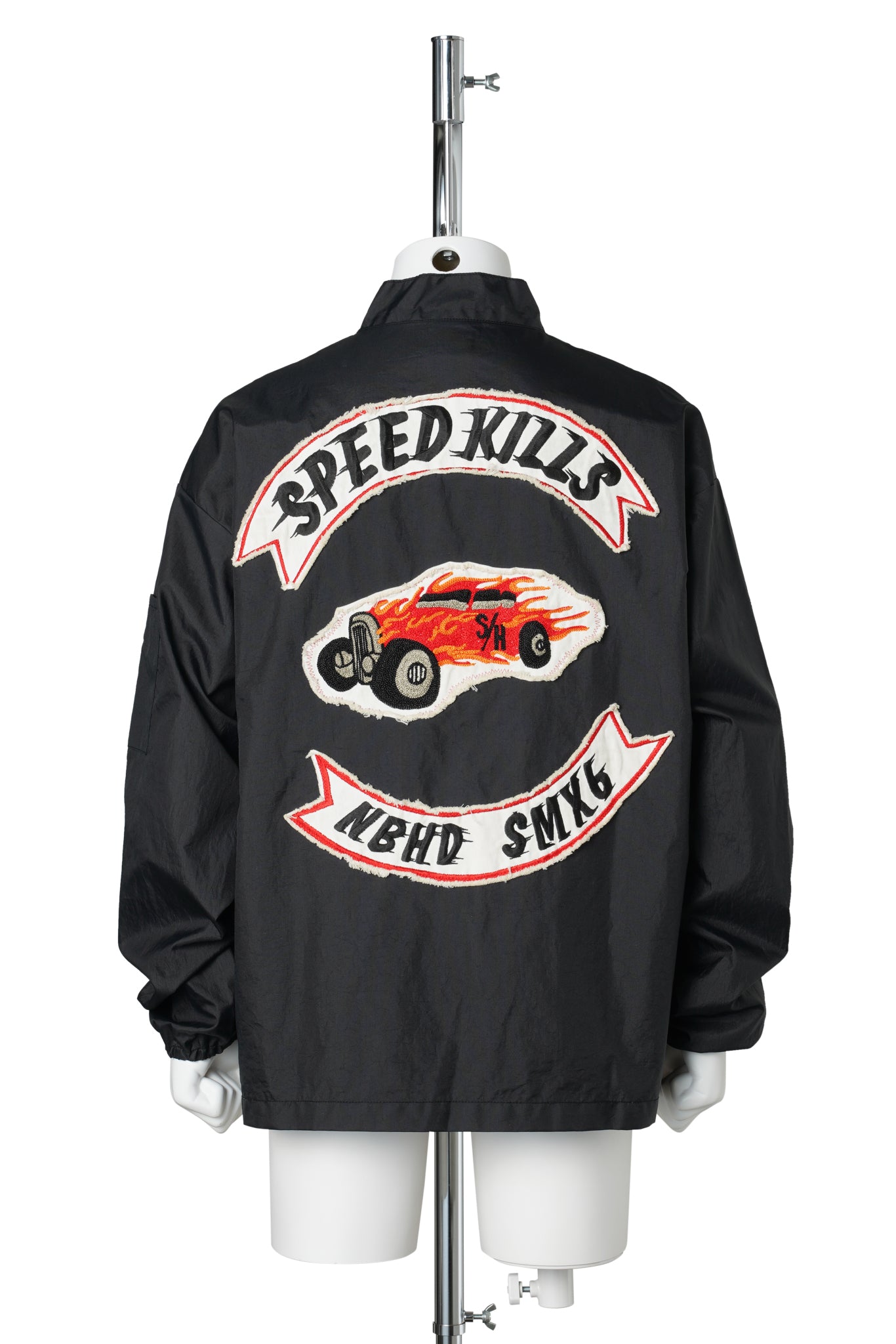 SAINT Mxxxxxx x NEIGHBORHOOD NH_NYLON JACKET /STHD.JACKETSNTHD / BLACK