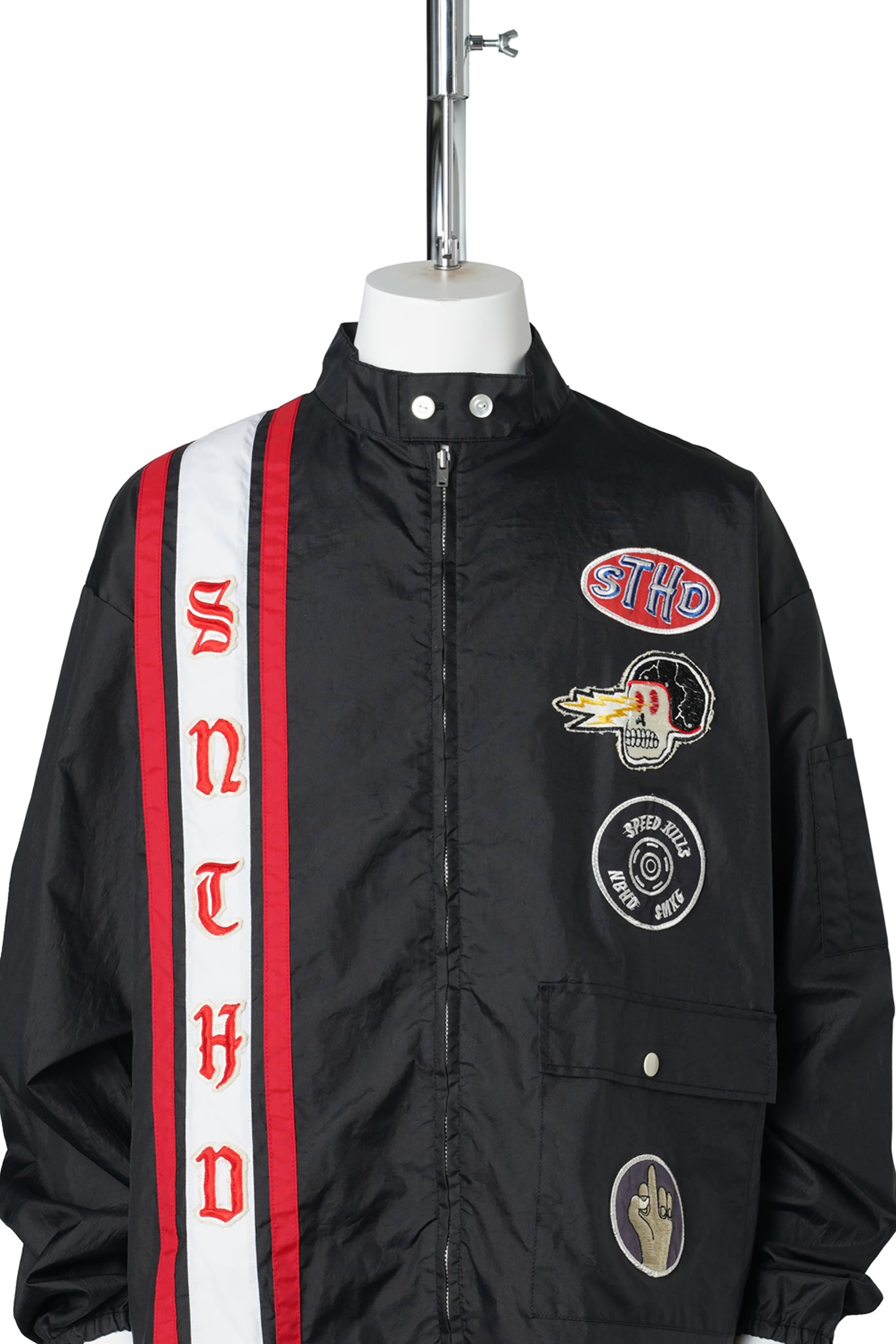 SAINT Mxxxxxx x NEIGHBORHOOD NH_NYLON JACKET /STHD.JACKETSNTHD / BLACK