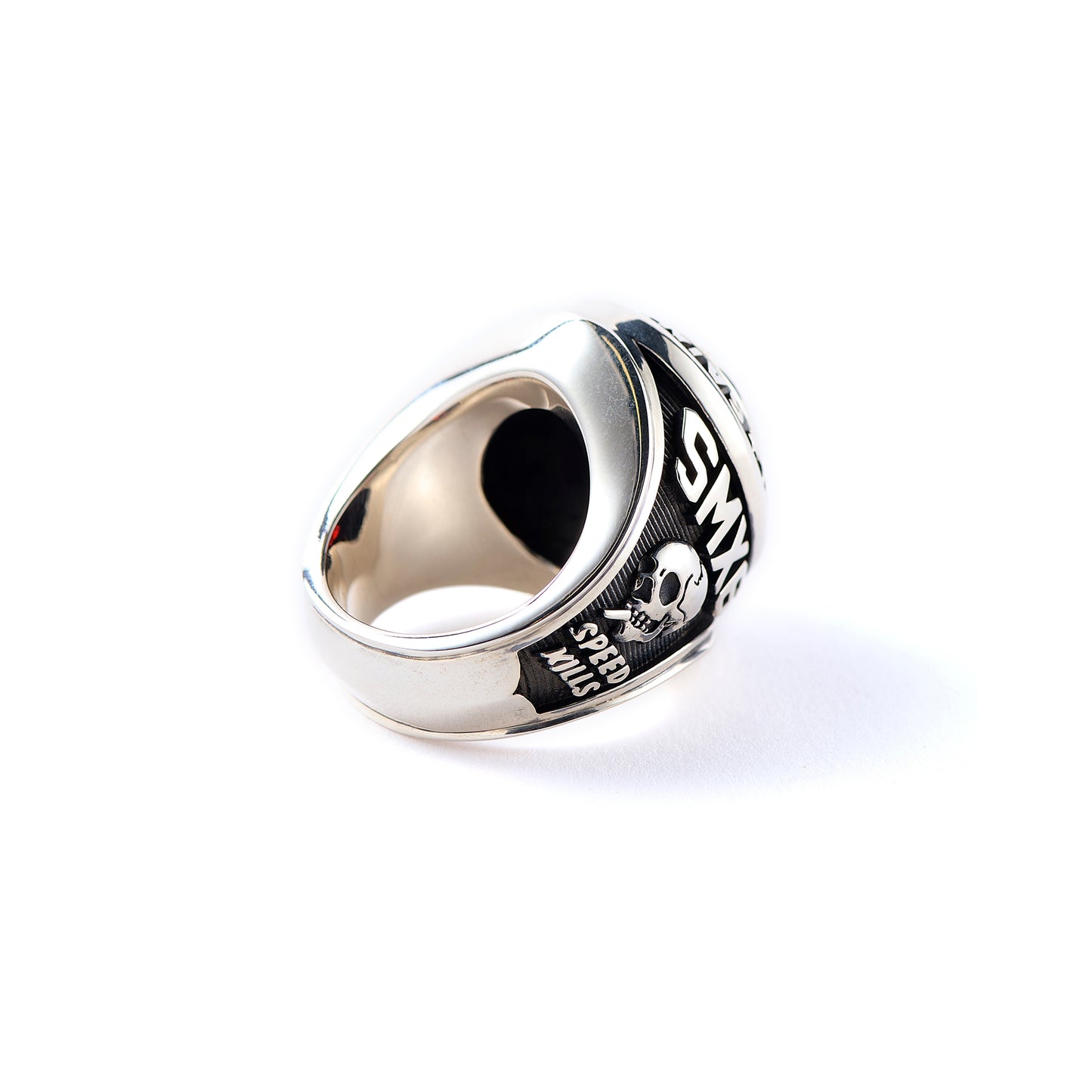 SAINT Mxxxxxx x NEIGHBORHOOD NH STHD . SILVER RING / SILVER