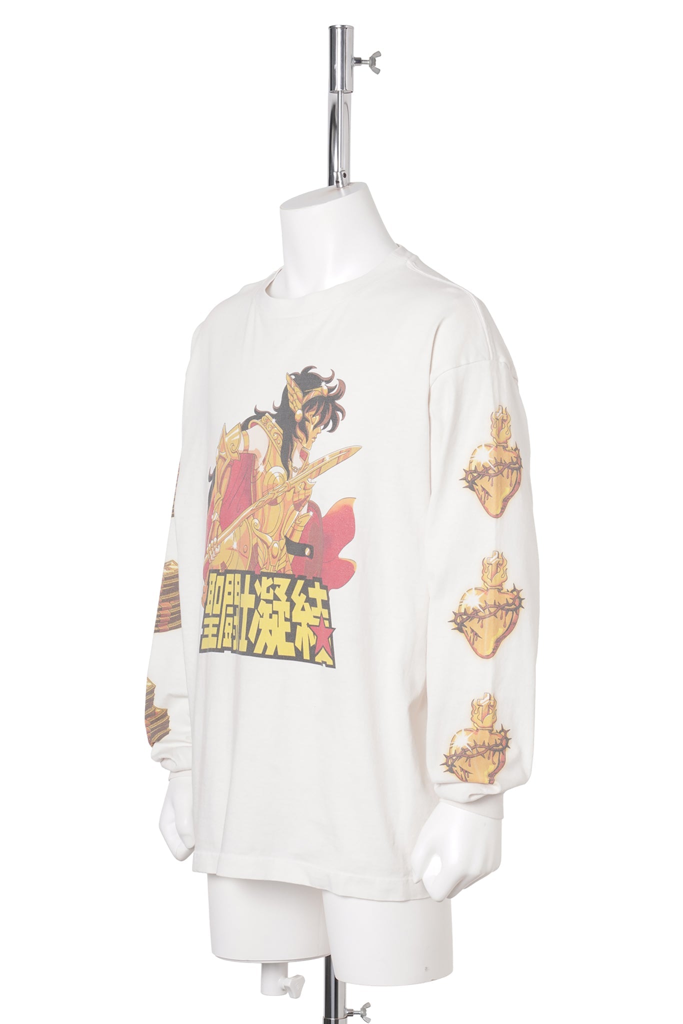 SAINT Mxxxxxx x CLOT CL_LS T-SHIRT/聖闘士 / WHITE