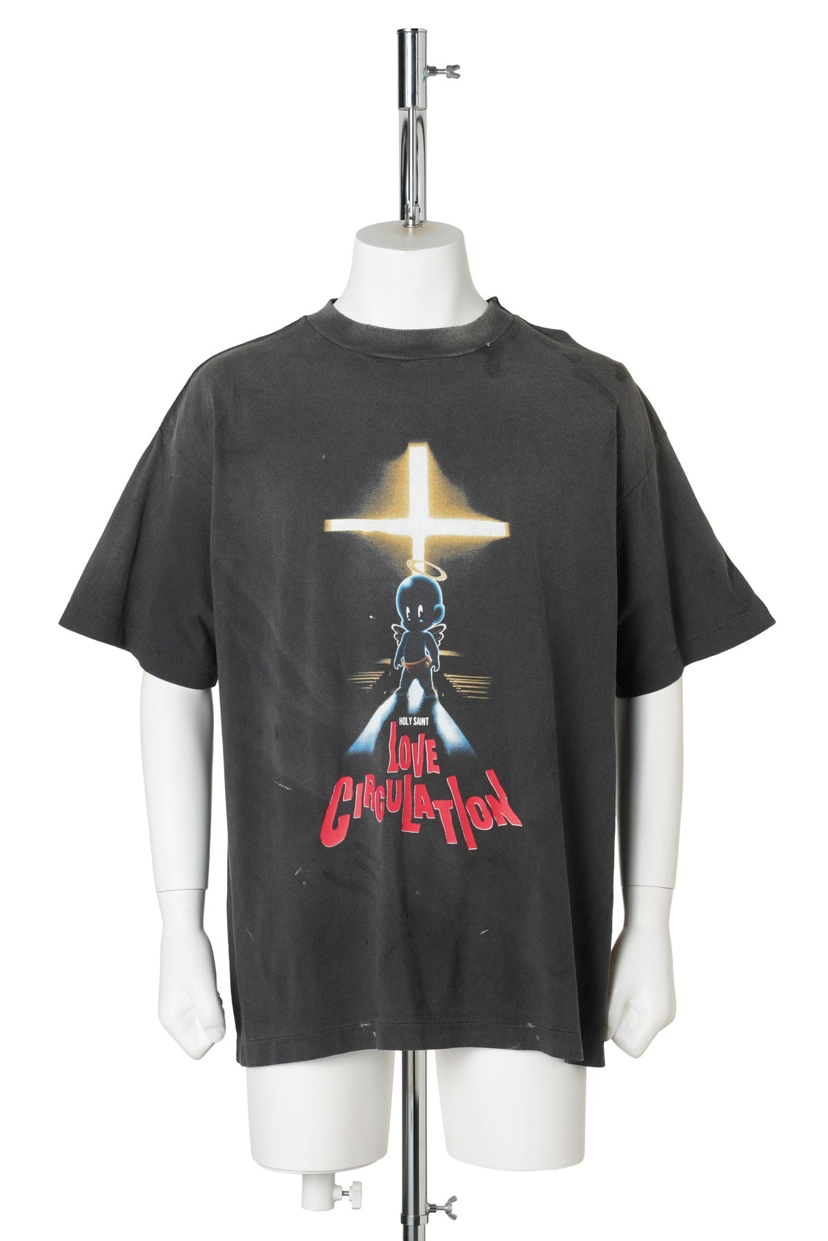 SS T-SHIRT/LOVE CICULATION / BLACK