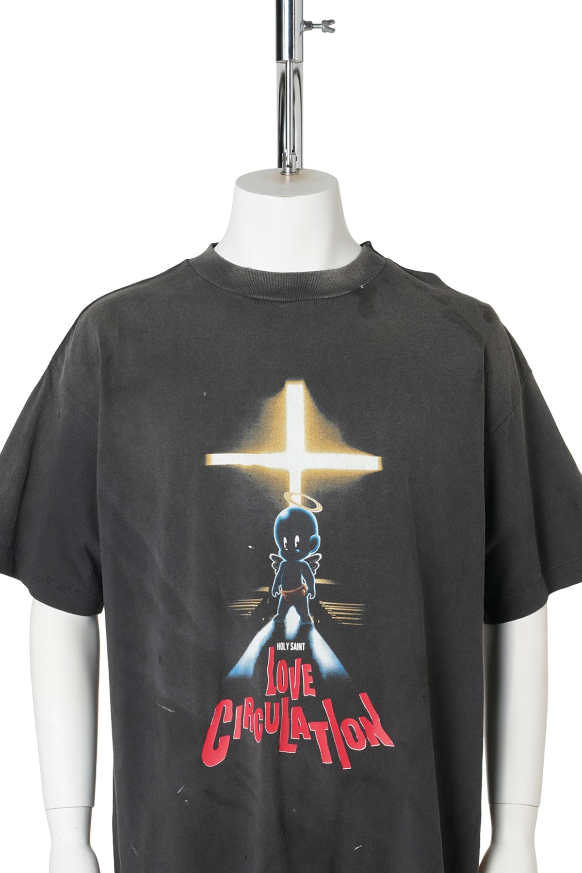 SS T-SHIRT/LOVE CICULATION / BLACK