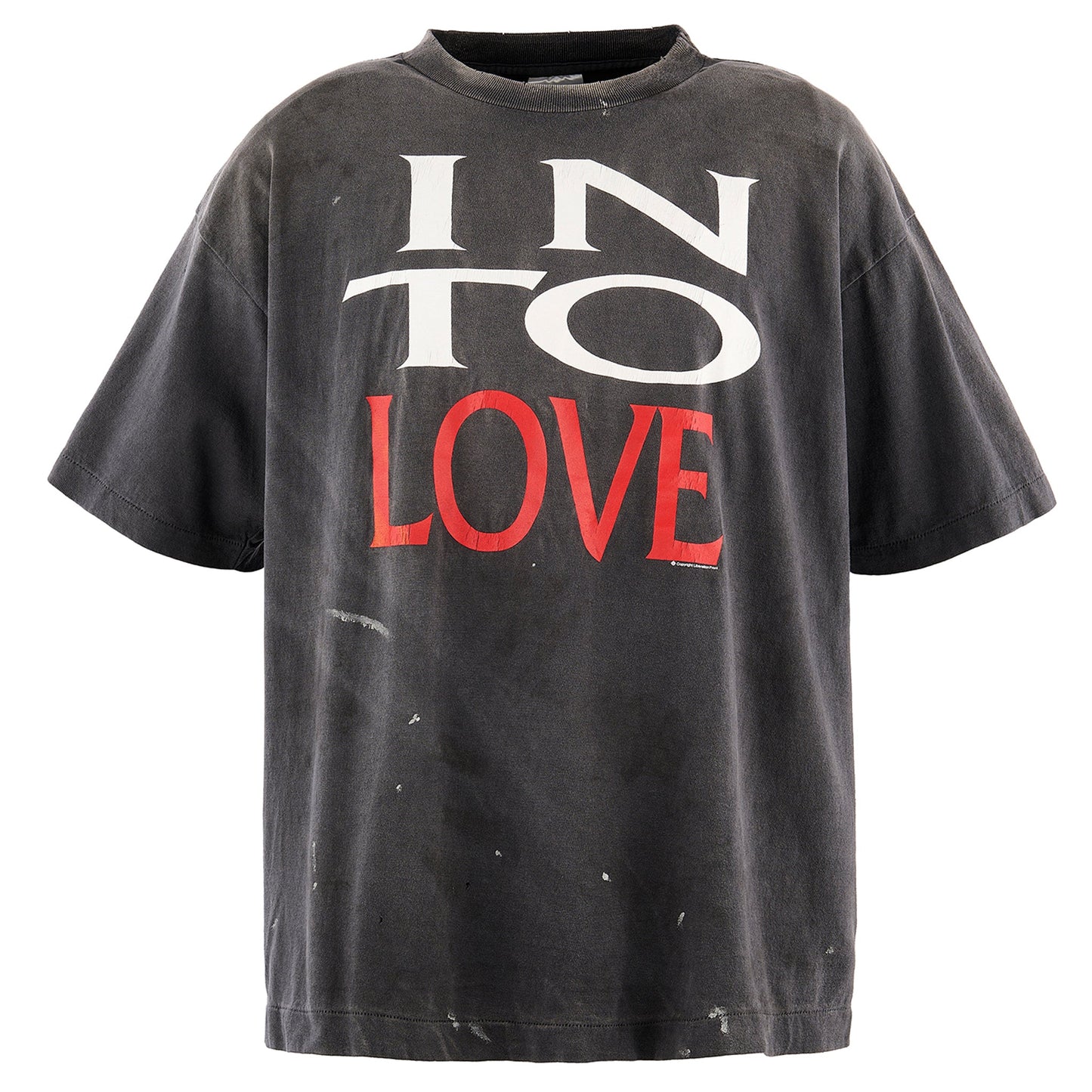 SS T-SHIRT/IN TO LOVE / BLACK