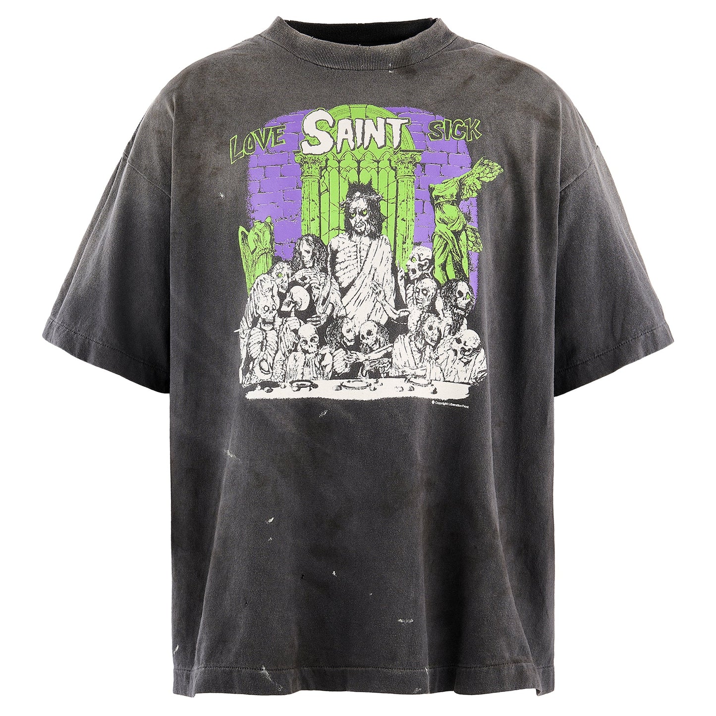 SS T-SHIRT/LOVE SICK / BLACK