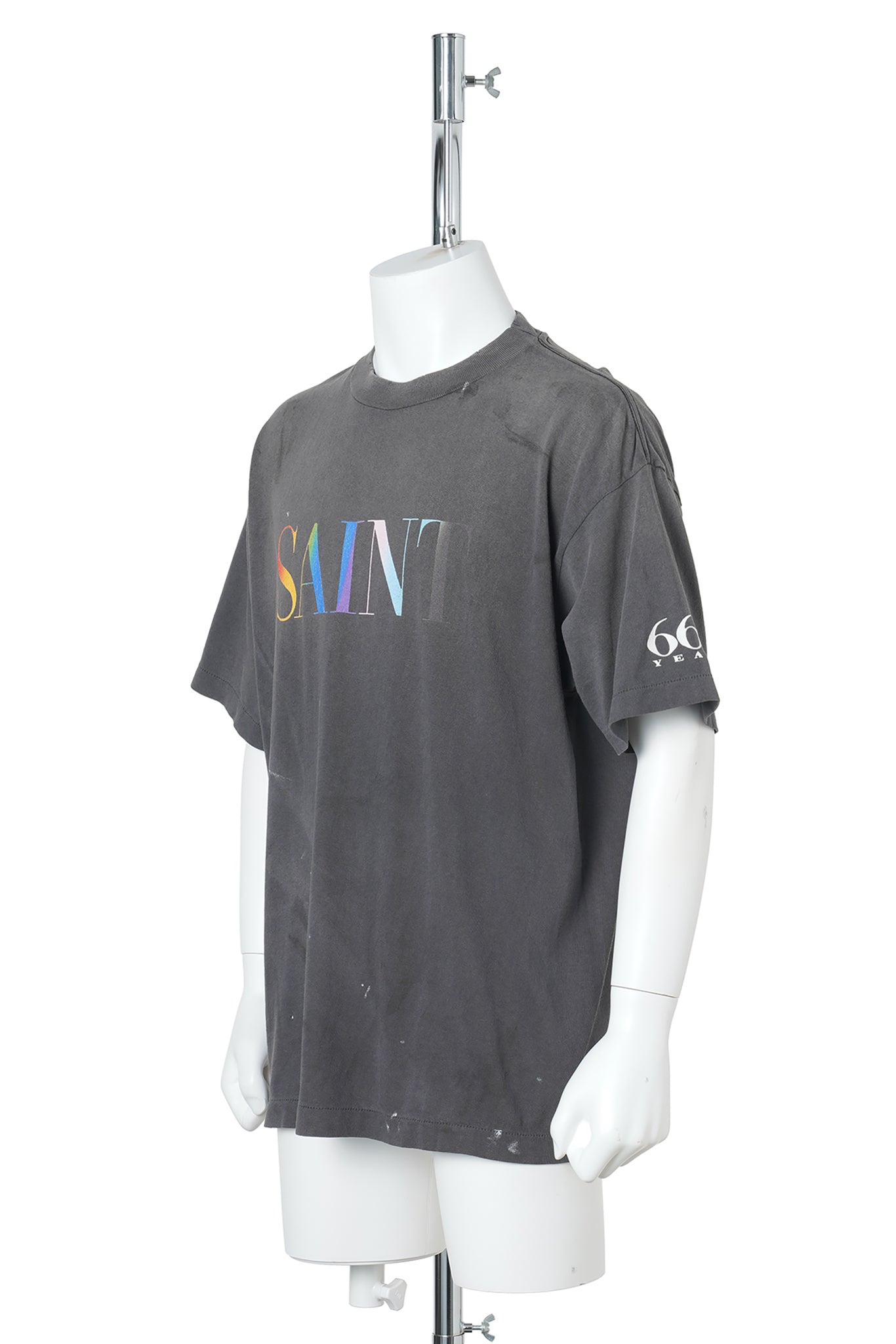 SS T-SHIRT/SAINT / BLACK