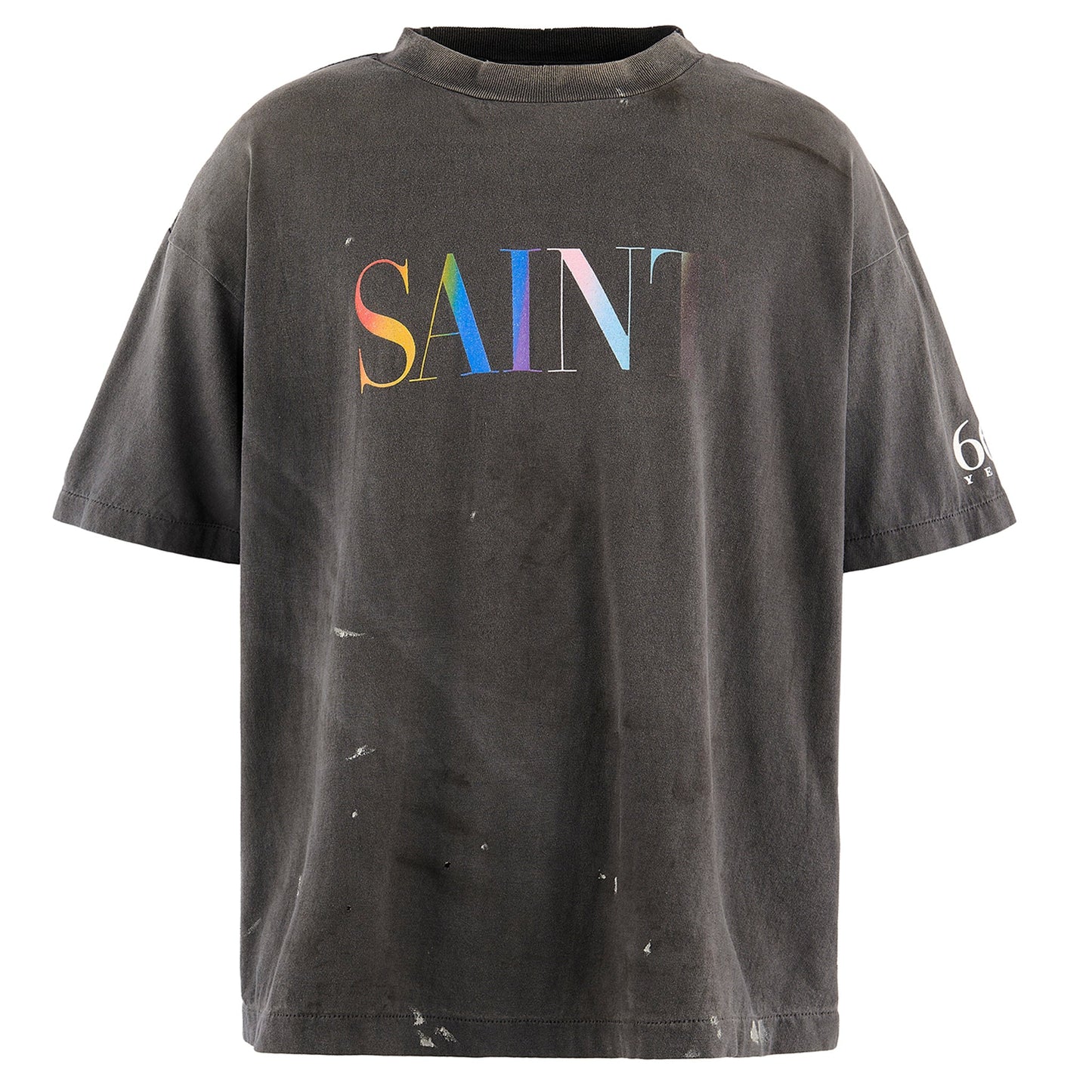 SS T-SHIRT/SAINT / BLACK