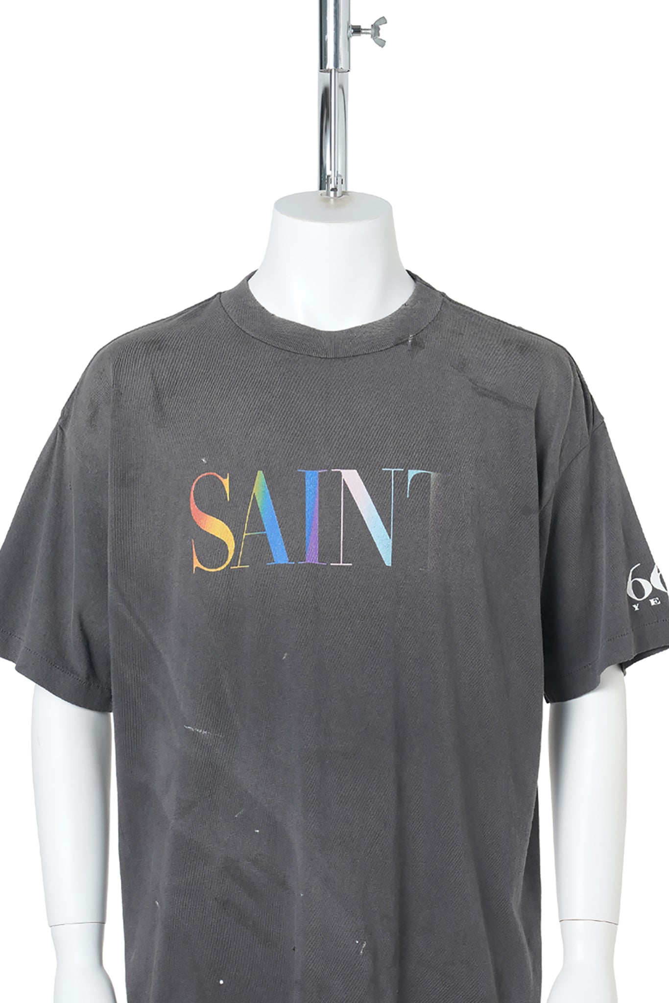 SS T-SHIRT/SAINT / BLACK