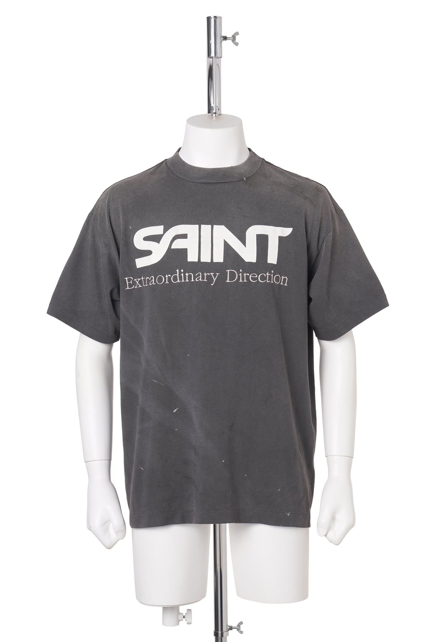 SS T-SHIRT/EMBROIDERY / BLACK