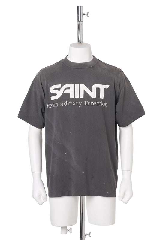 SS T-SHIRT/EMBROIDERY / BLACK