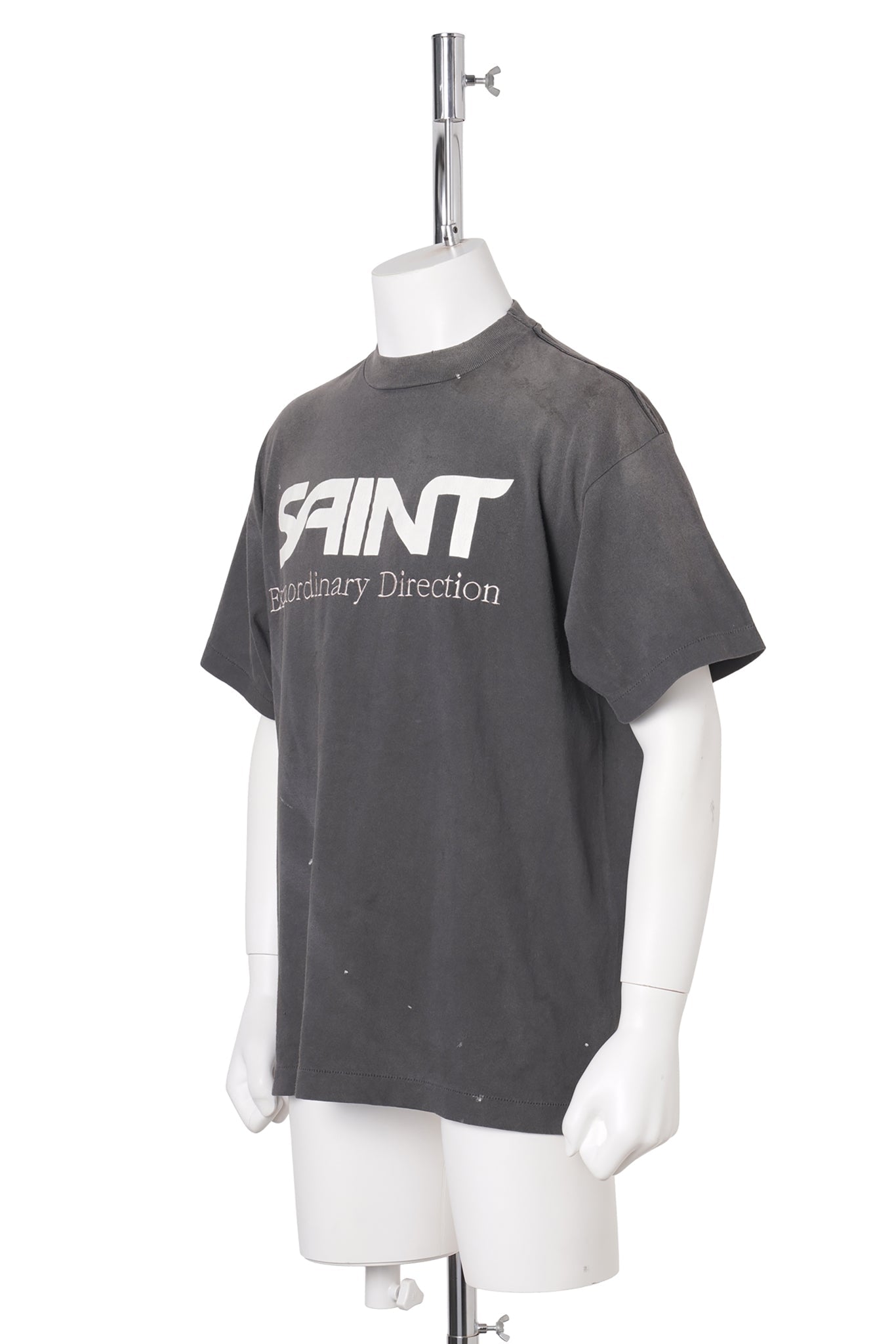 SS T-SHIRT/EMBROIDERY / BLACK
