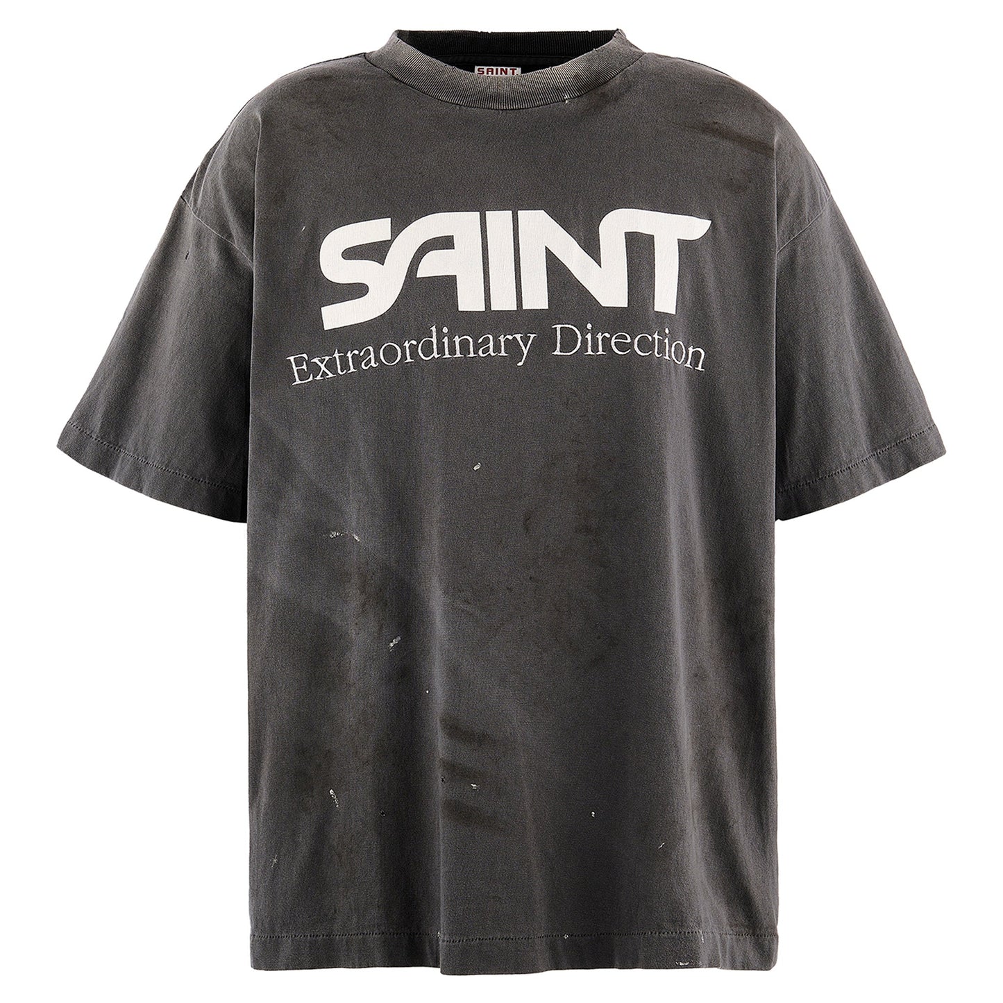 SS T-SHIRT/EMBROIDERY / BLACK