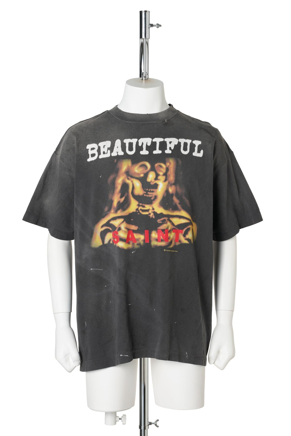 SS T-SHIRT/BEATIFUL / BLACK
