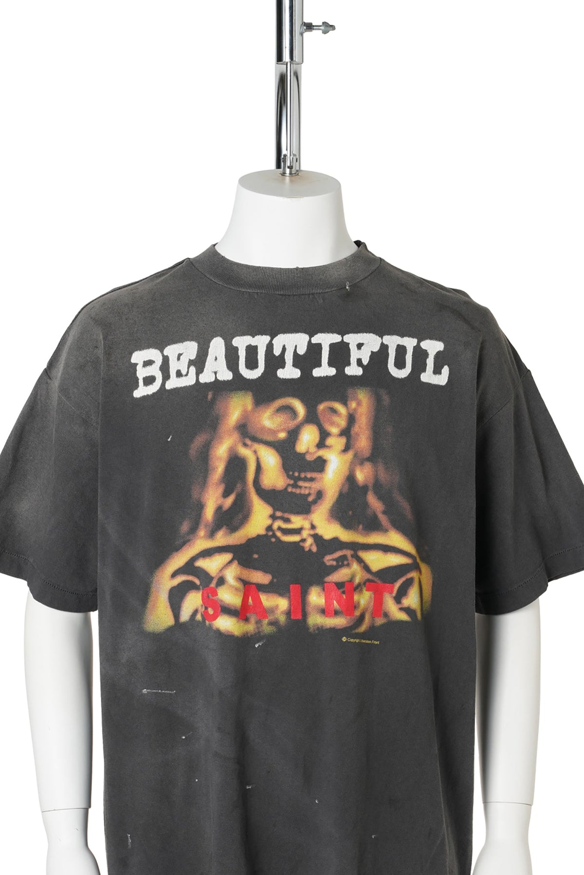 SS T-SHIRT/BEATIFUL / BLACK