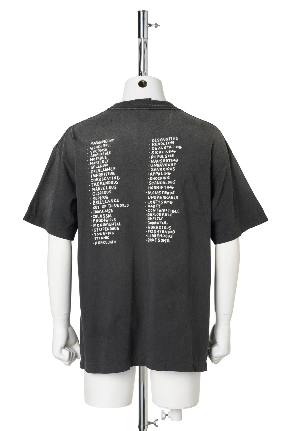 SS T-SHIRT/LIVING / BLACK