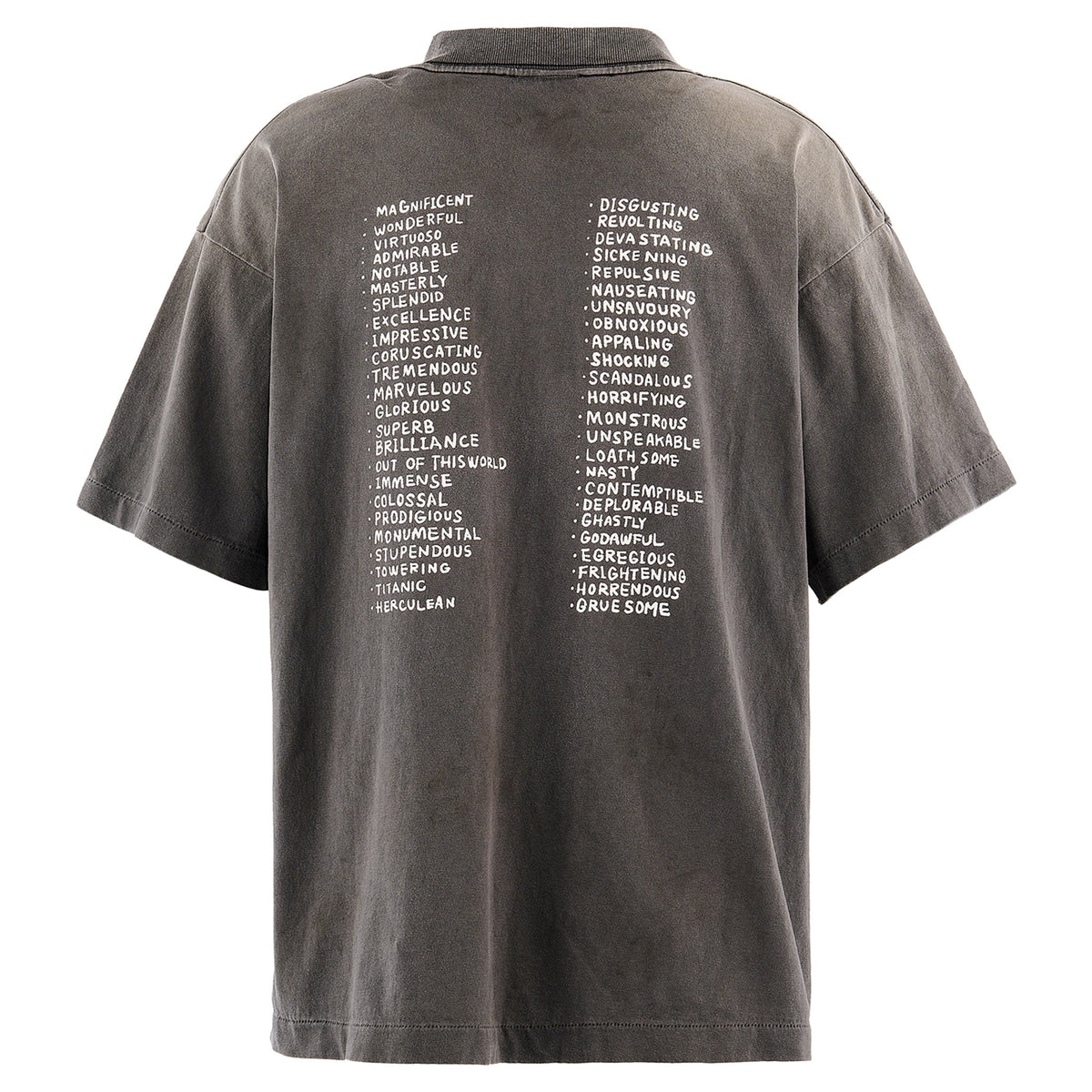 SS T-SHIRT/LIVING / BLACK