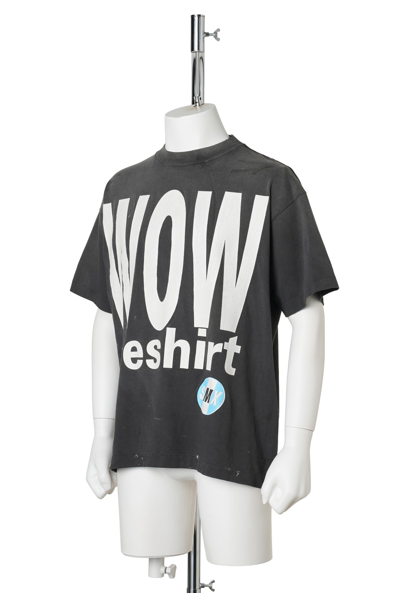 SS T-SHIRT/WOW / BLACK