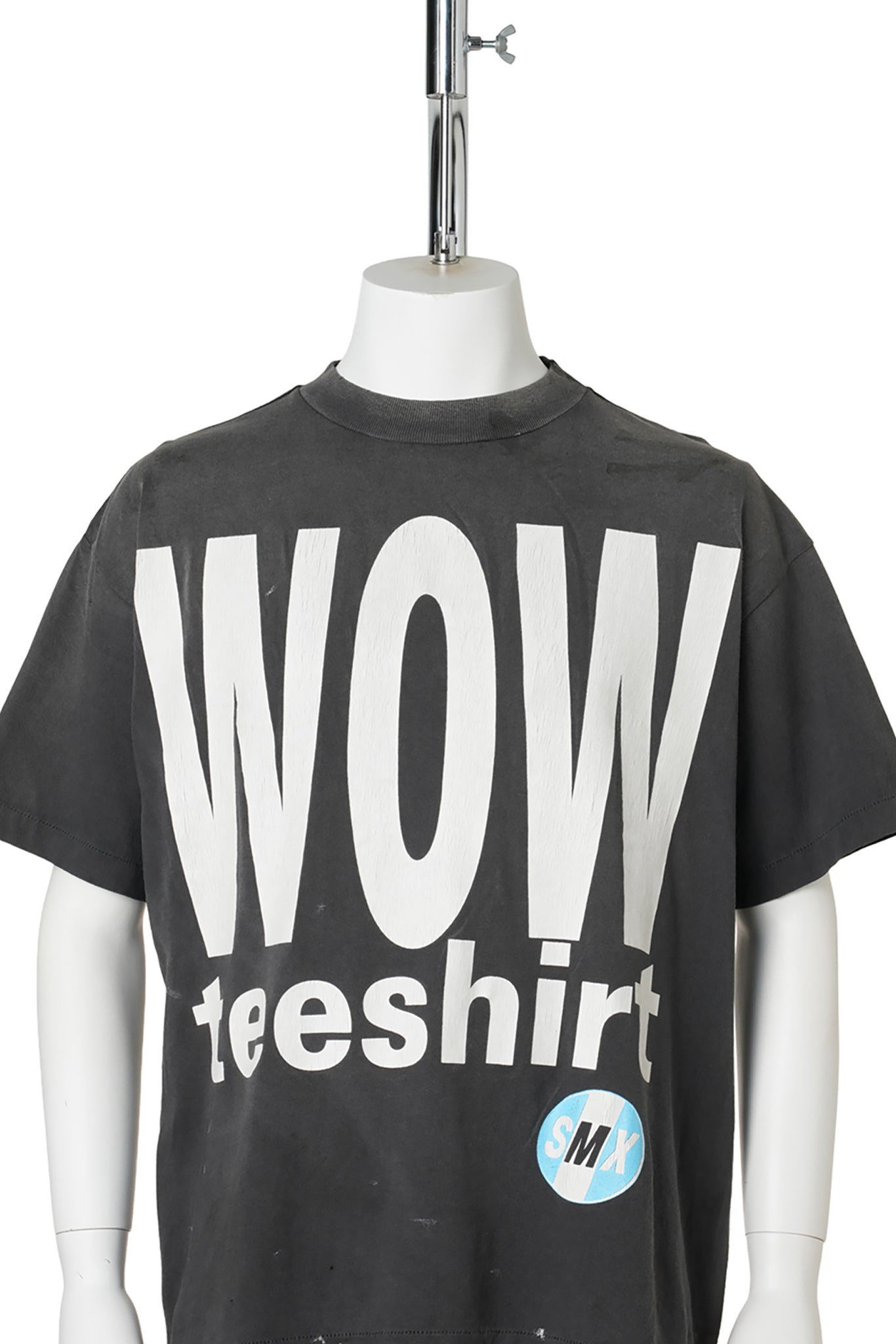 SS T-SHIRT/WOW / BLACK