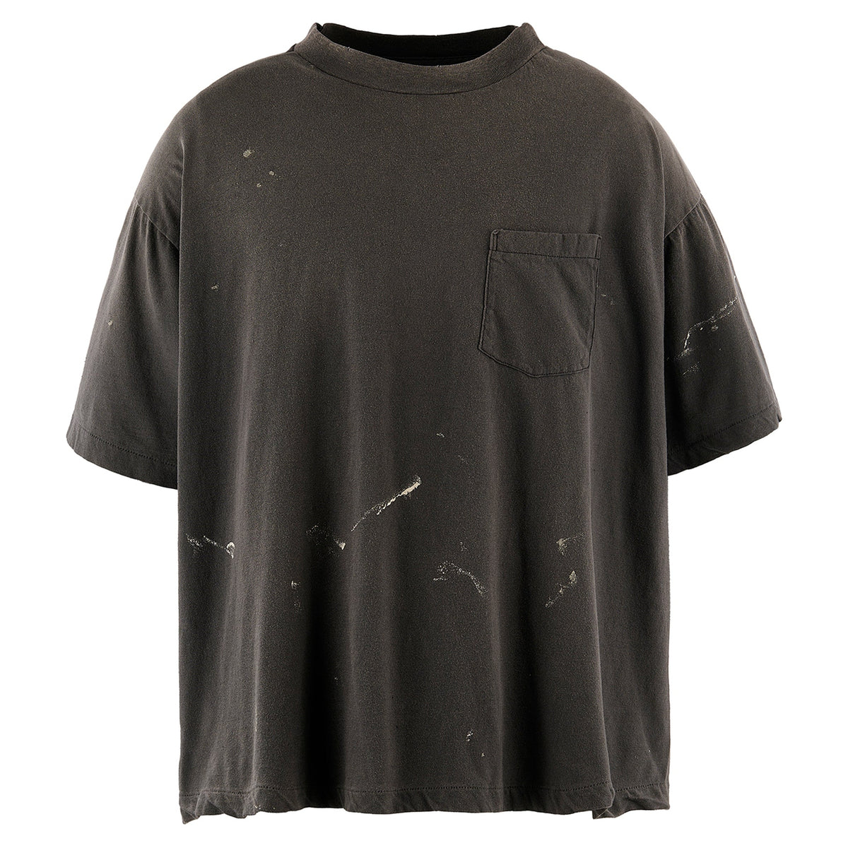 SS T-SHIRT/POCKET / BLACK