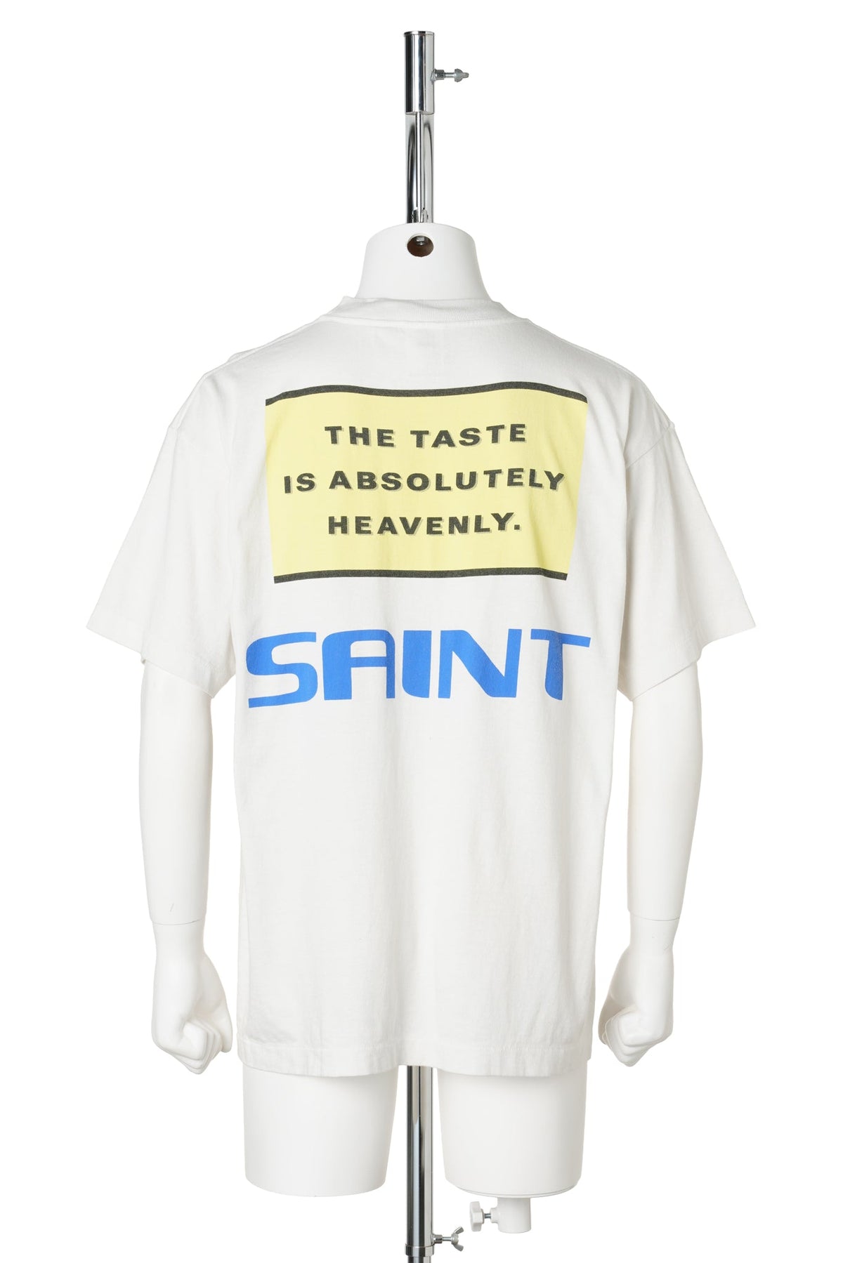 SS T-SHIRT/SANCTIFIED / WHITE