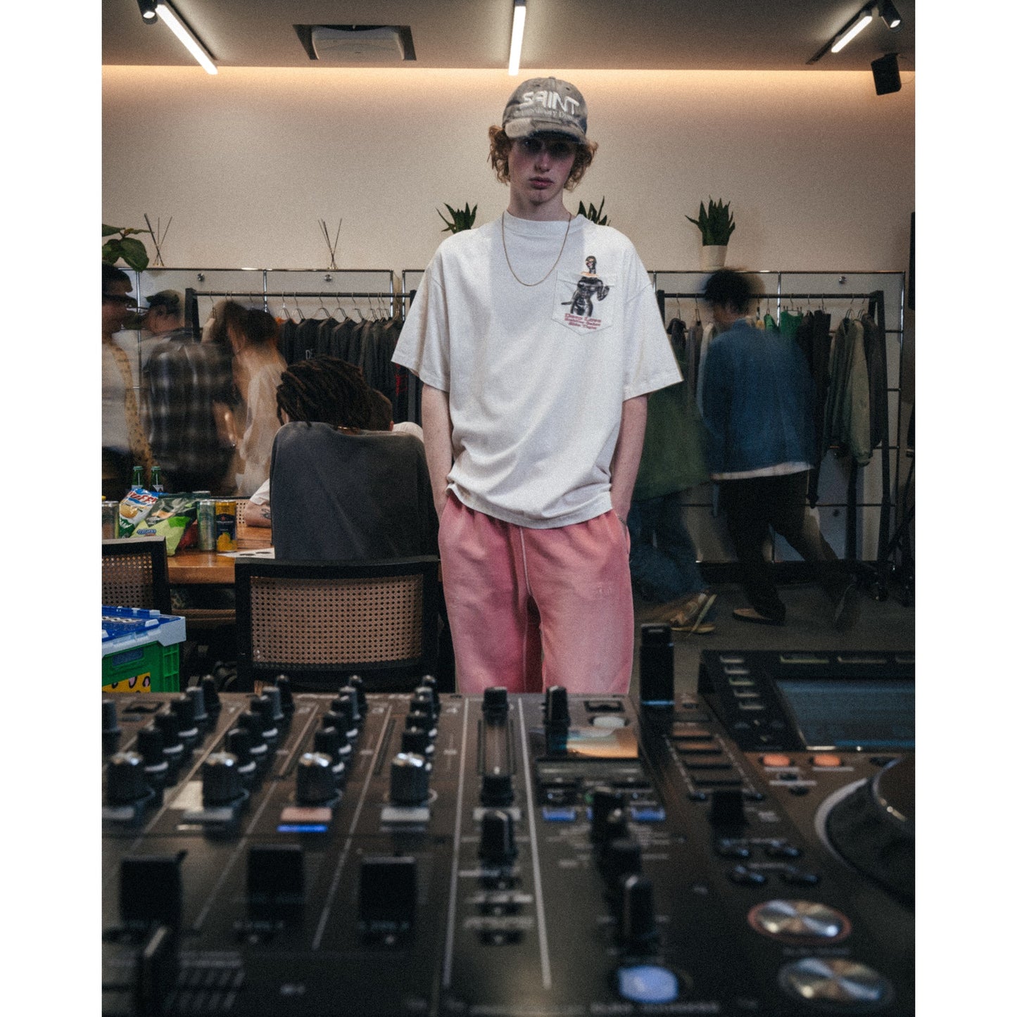 SS T-SHIRT/POCKET / WHITE
