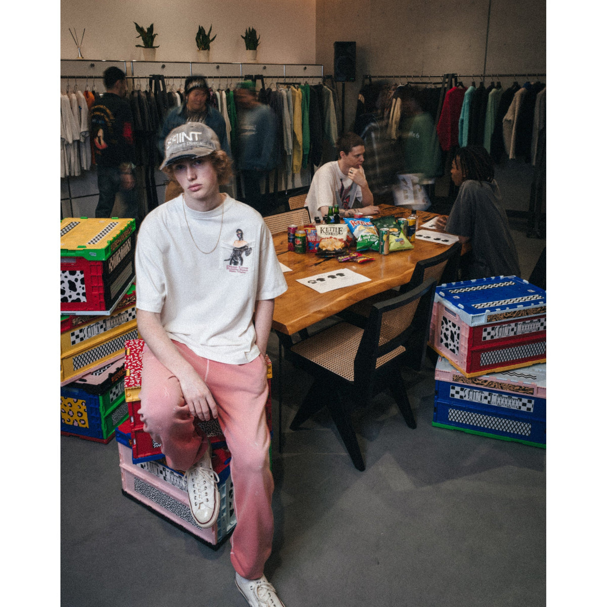 SS T-SHIRT/POCKET / WHITE
