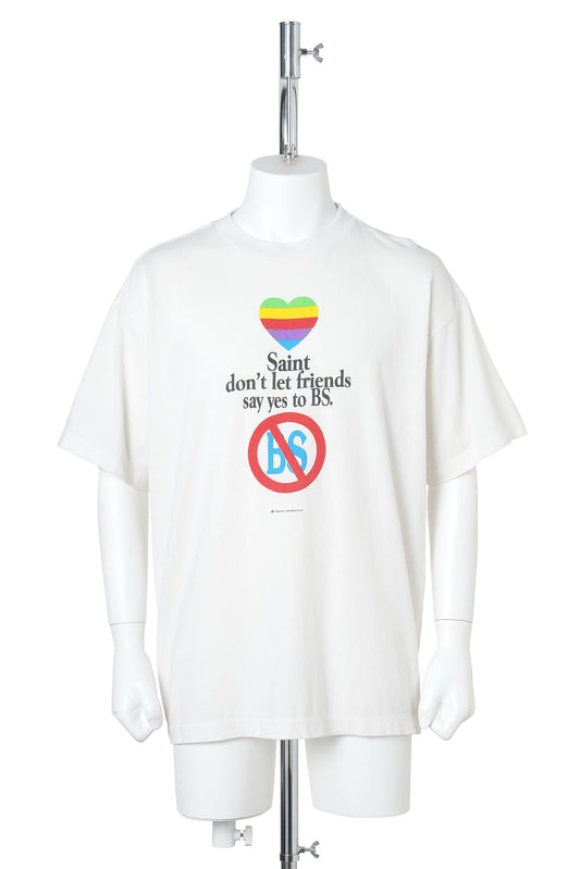 SS T-SHIRT/don't / WHITE