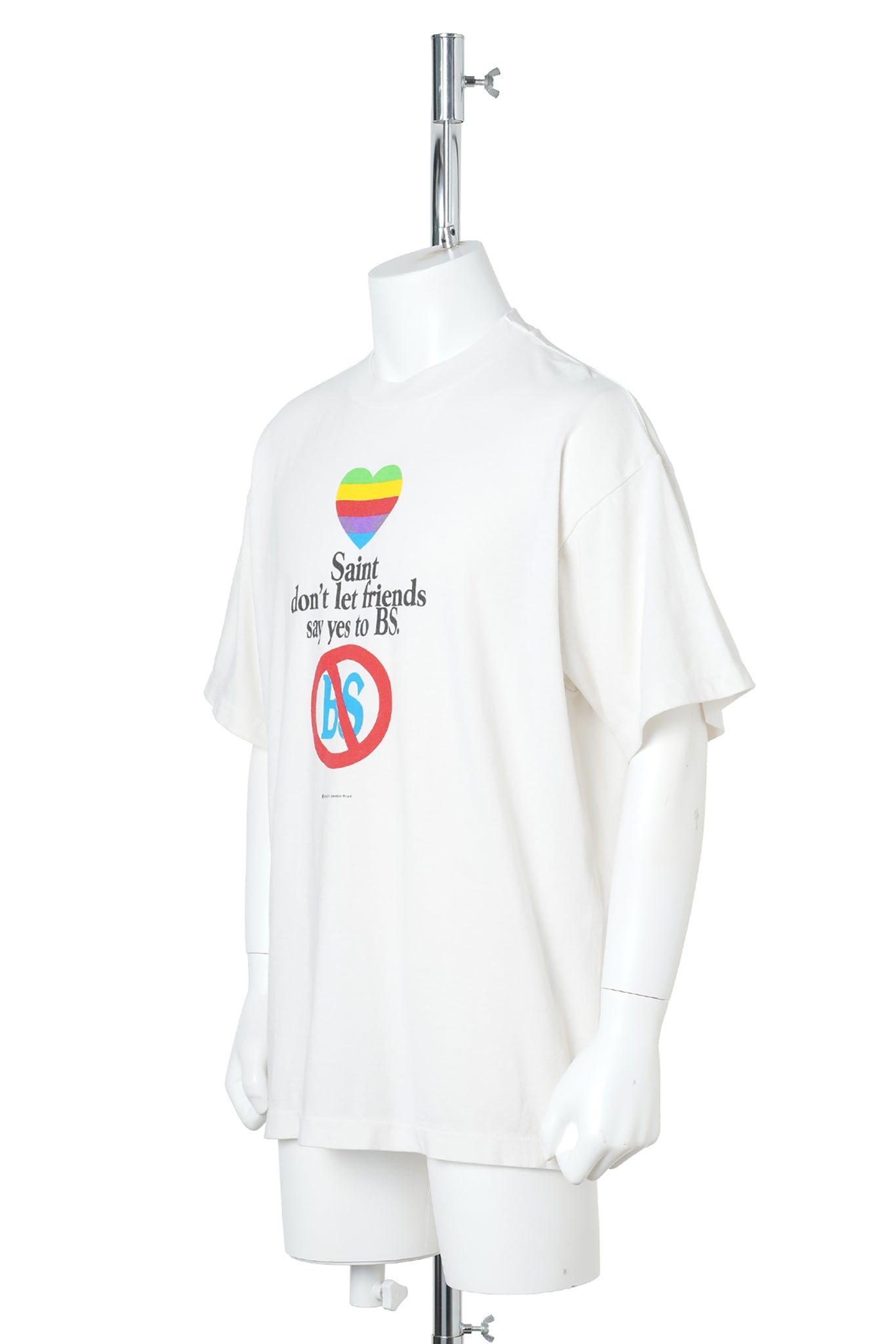 SS T-SHIRT/don't / WHITE