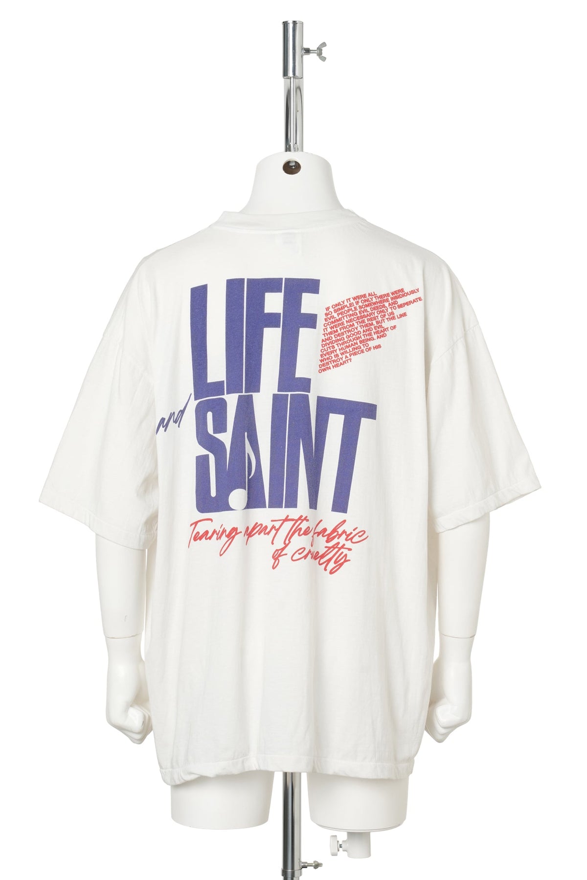 SS T-SHIRT/Life OF A Saint / WHITE