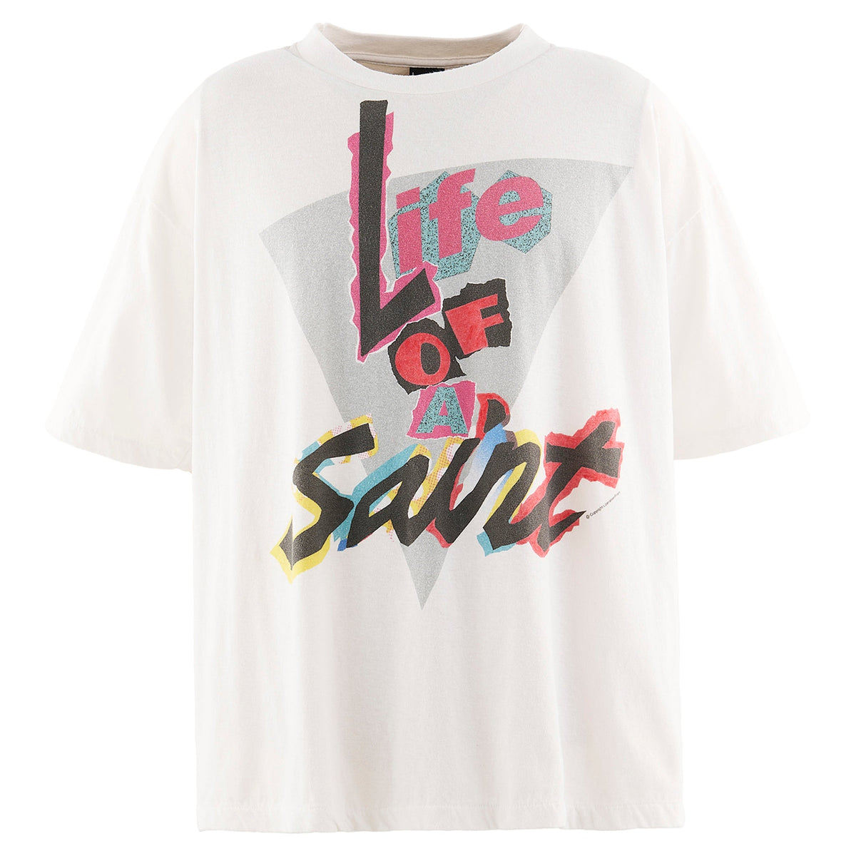 SS T-SHIRT/Life OF A Saint / WHITE