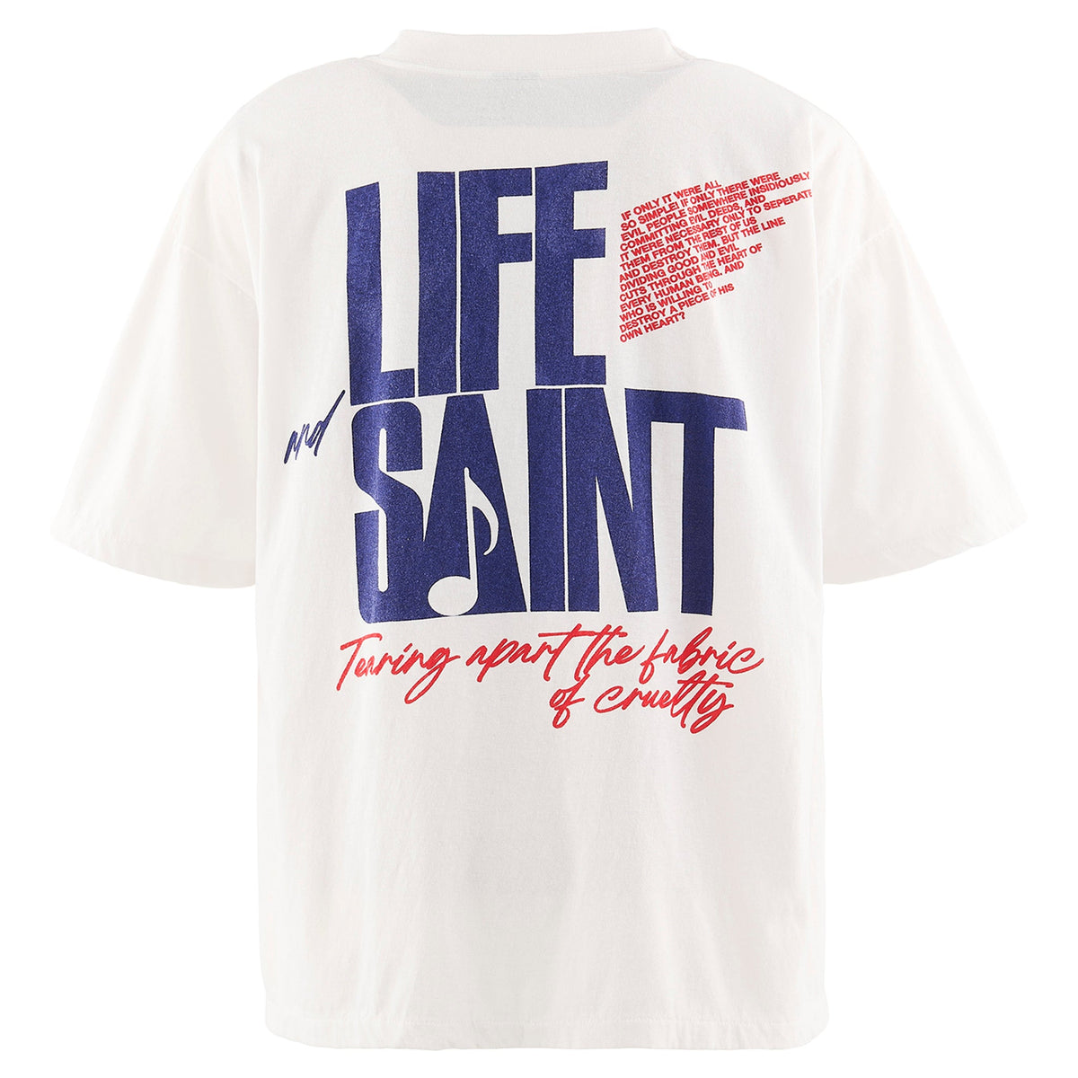 SS T-SHIRT/Life OF A Saint / WHITE