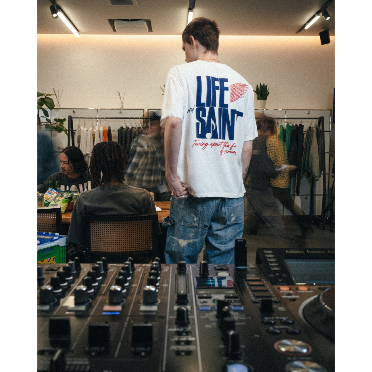 SS T-SHIRT/Life OF A Saint / WHITE
