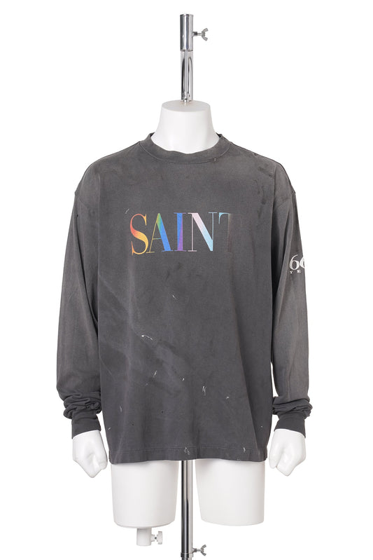 LS T-SHIRT/SAINT / BLACK