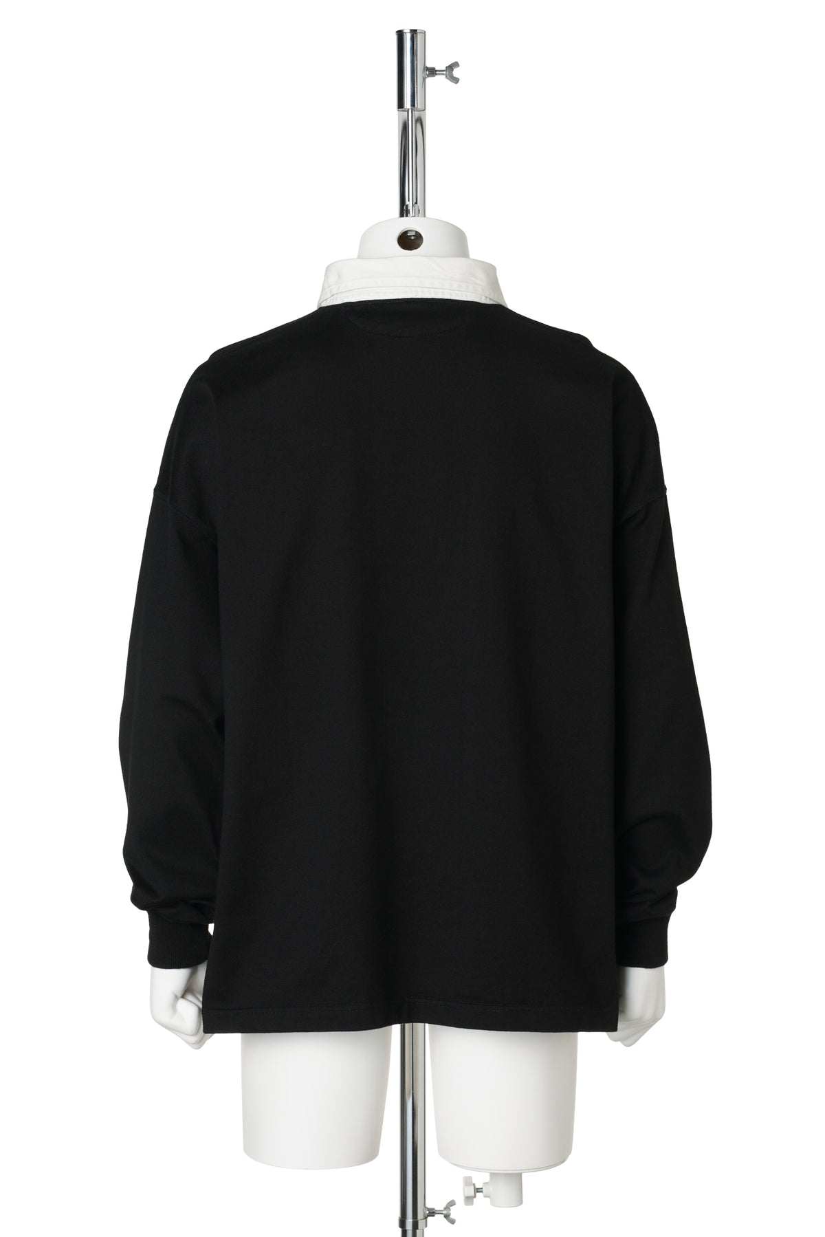 LS POLO SHIRT/SAINT LIFE / BLACK