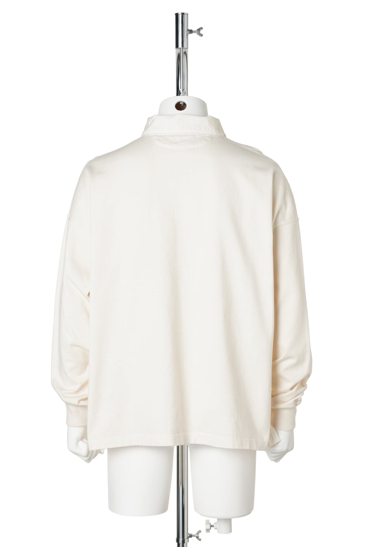 LS POLO SHIRT/SAINT LIFE / WHITE