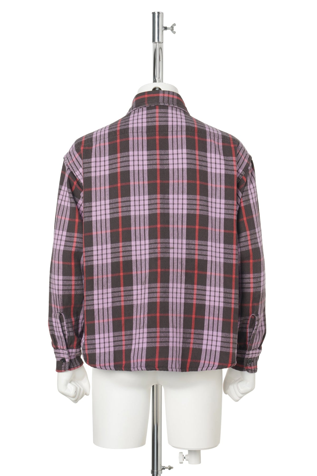FLANNNEL SHIRT/CHECK / PURPLE