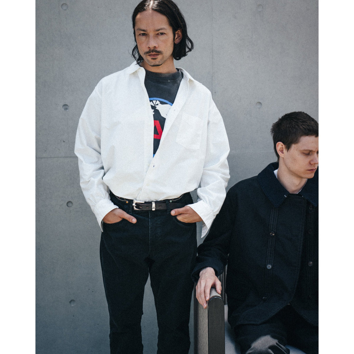 SHIRT/FINERY / WHITE