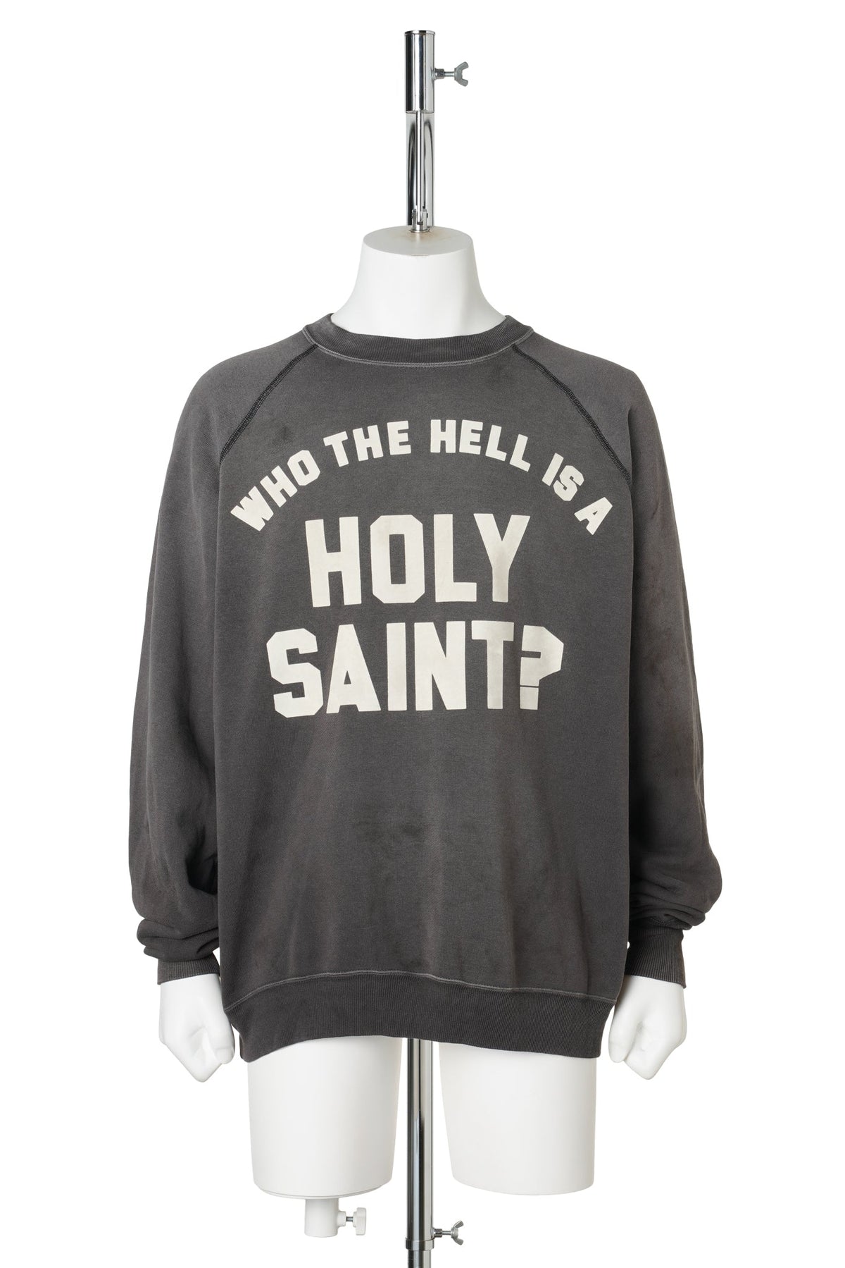 RAGLAN CRW N SWT/HOLY SAINT？ / BLACK