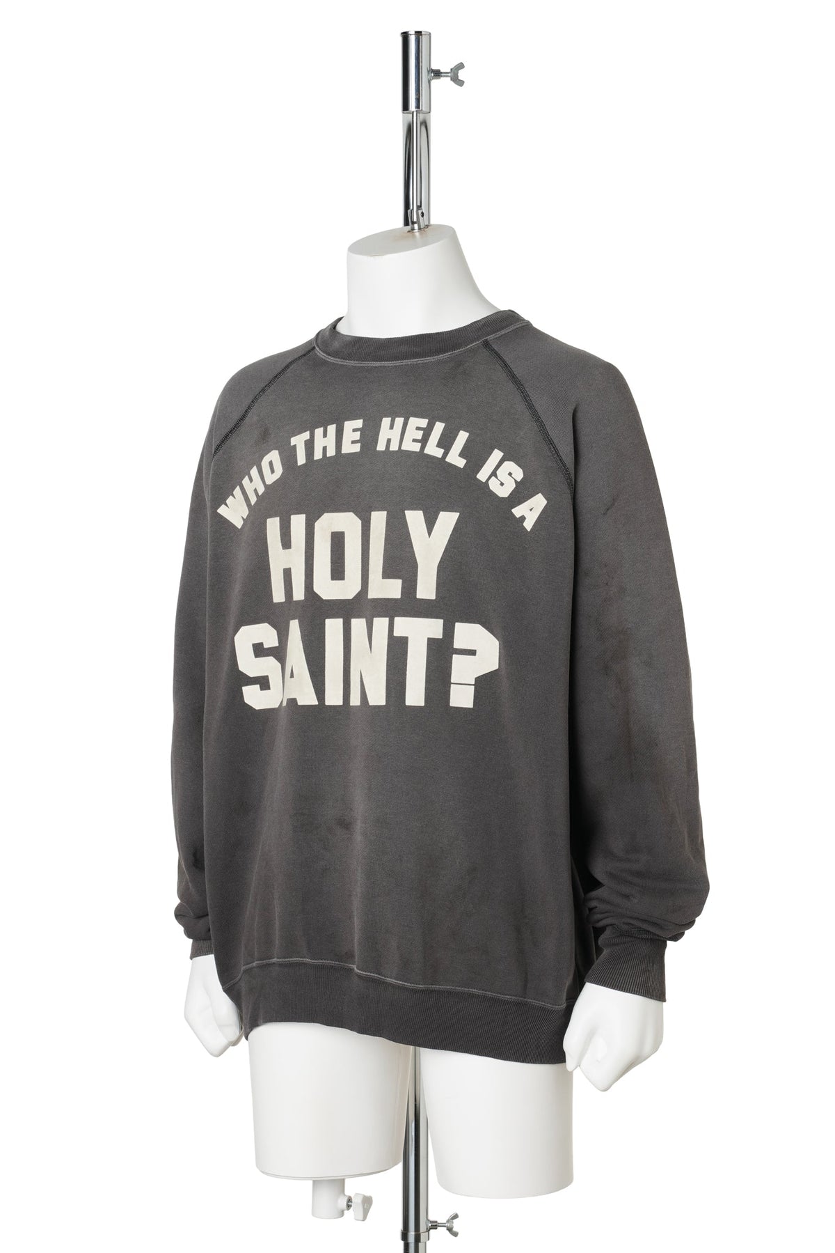 RAGLAN CRW N SWT/HOLY SAINT？ / BLACK