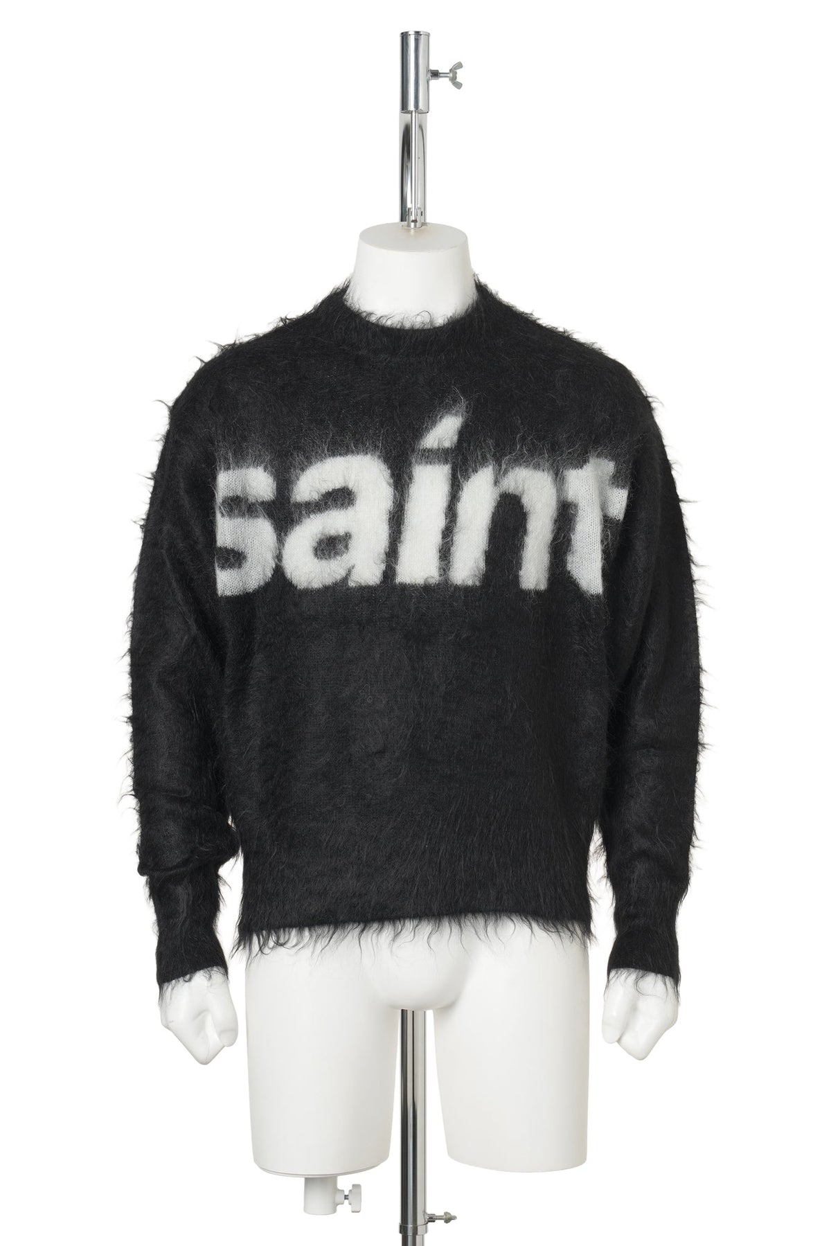 MOHAIR CREW KNIT/SAINT / BLACK