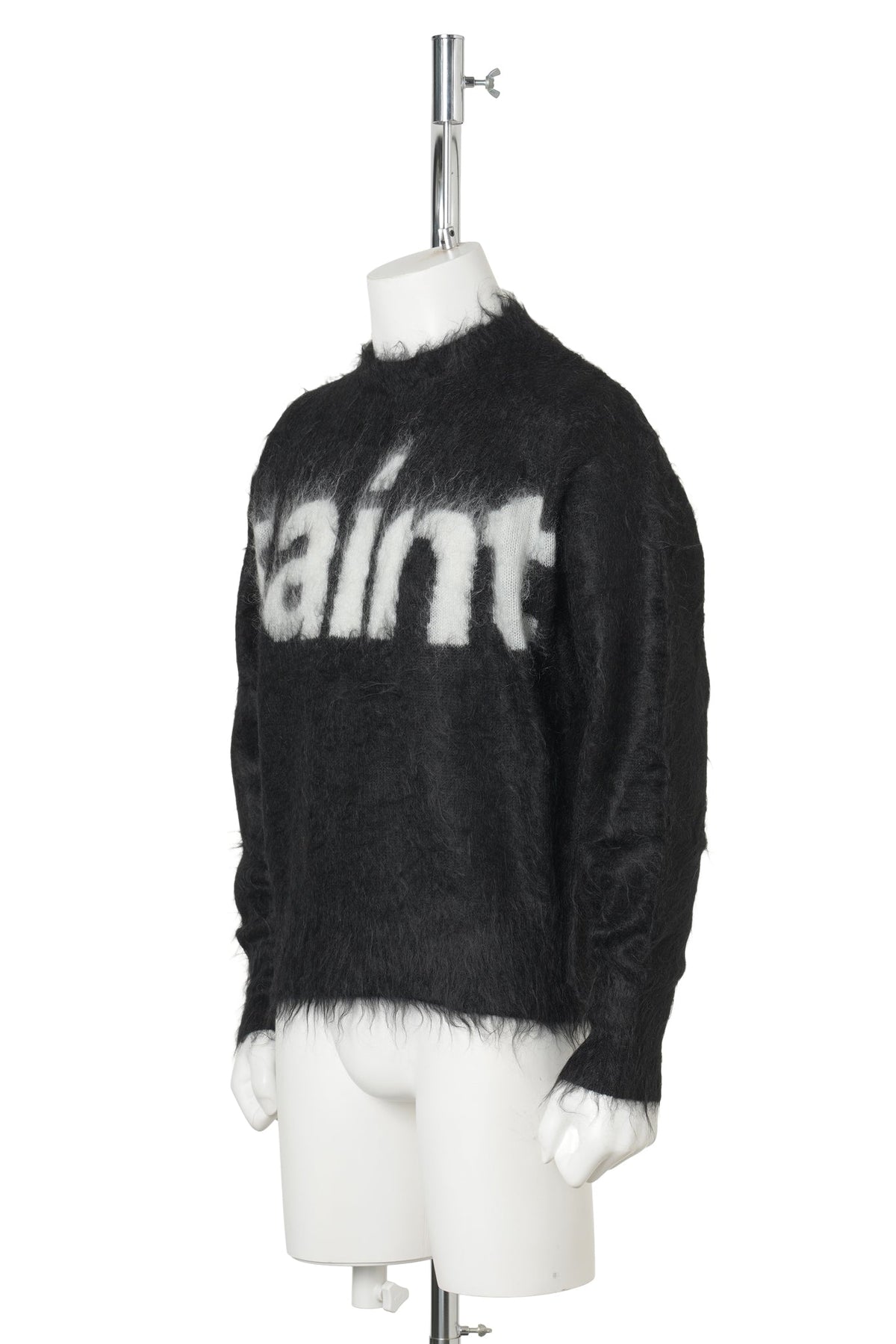 MOHAIR CREW KNIT/SAINT / BLACK