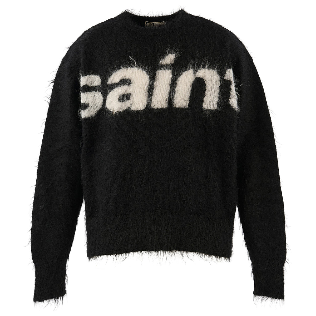 MOHAIR CREW KNIT/SAINT / BLACK