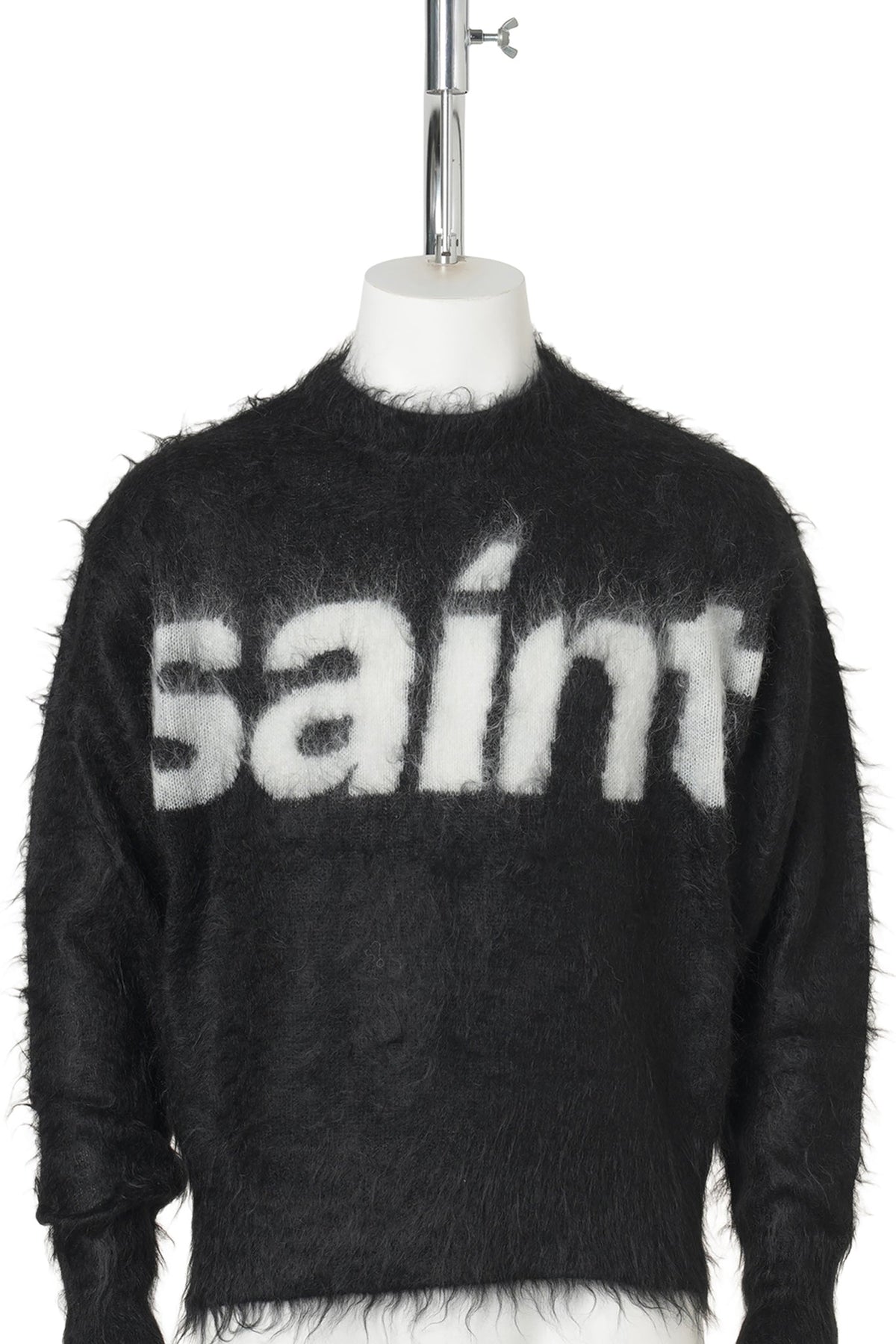 MOHAIR CREW KNIT/SAINT / BLACK