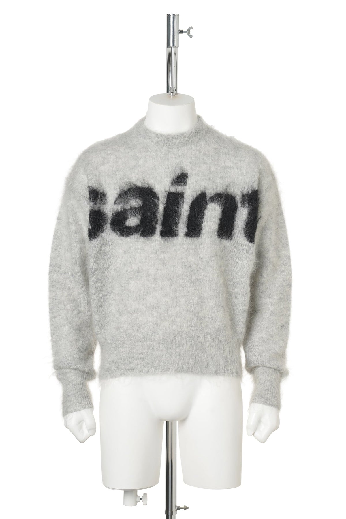 MOHAIR CREW KNIT/SAINT / GRAY