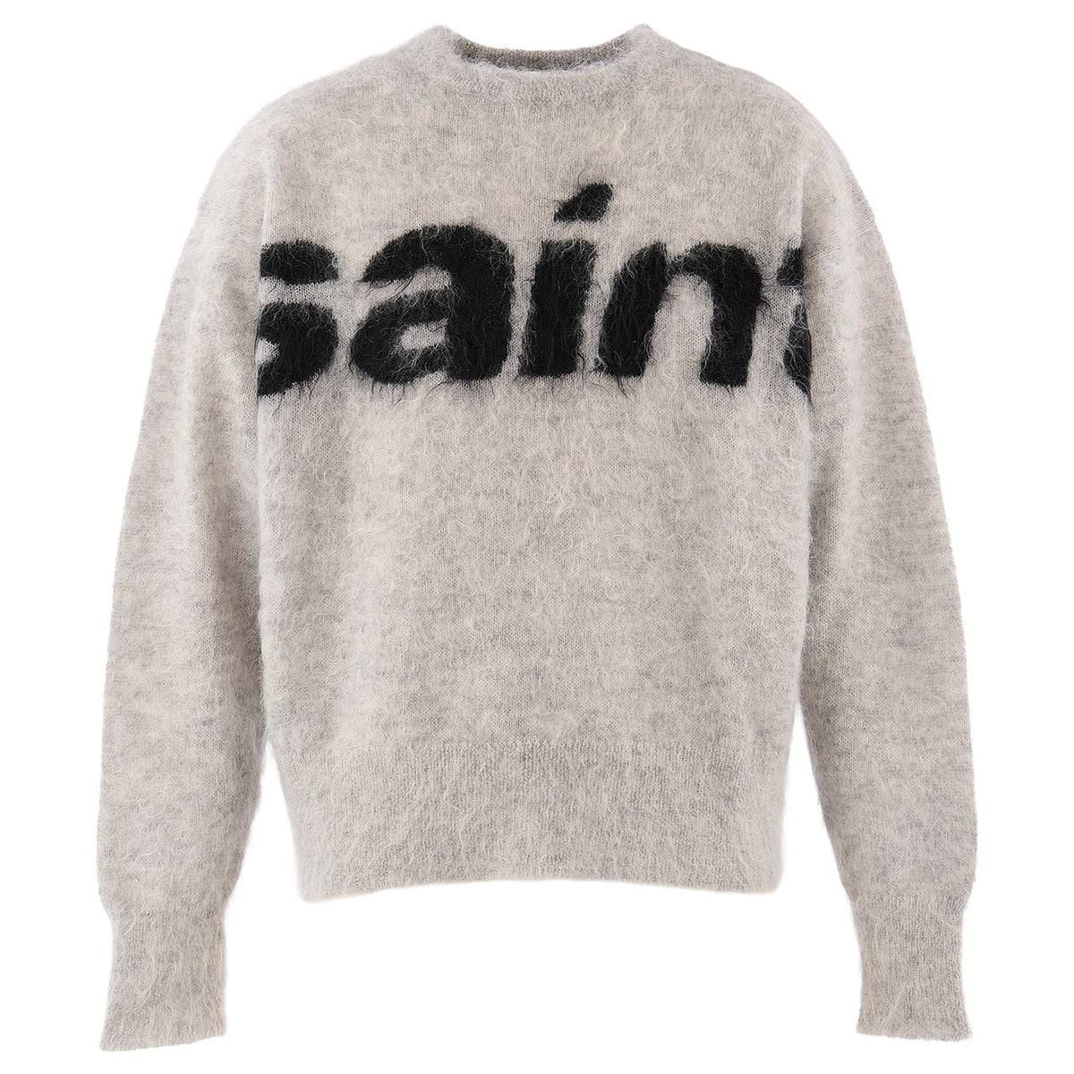 MOHAIR CREW KNIT/SAINT / GRAY