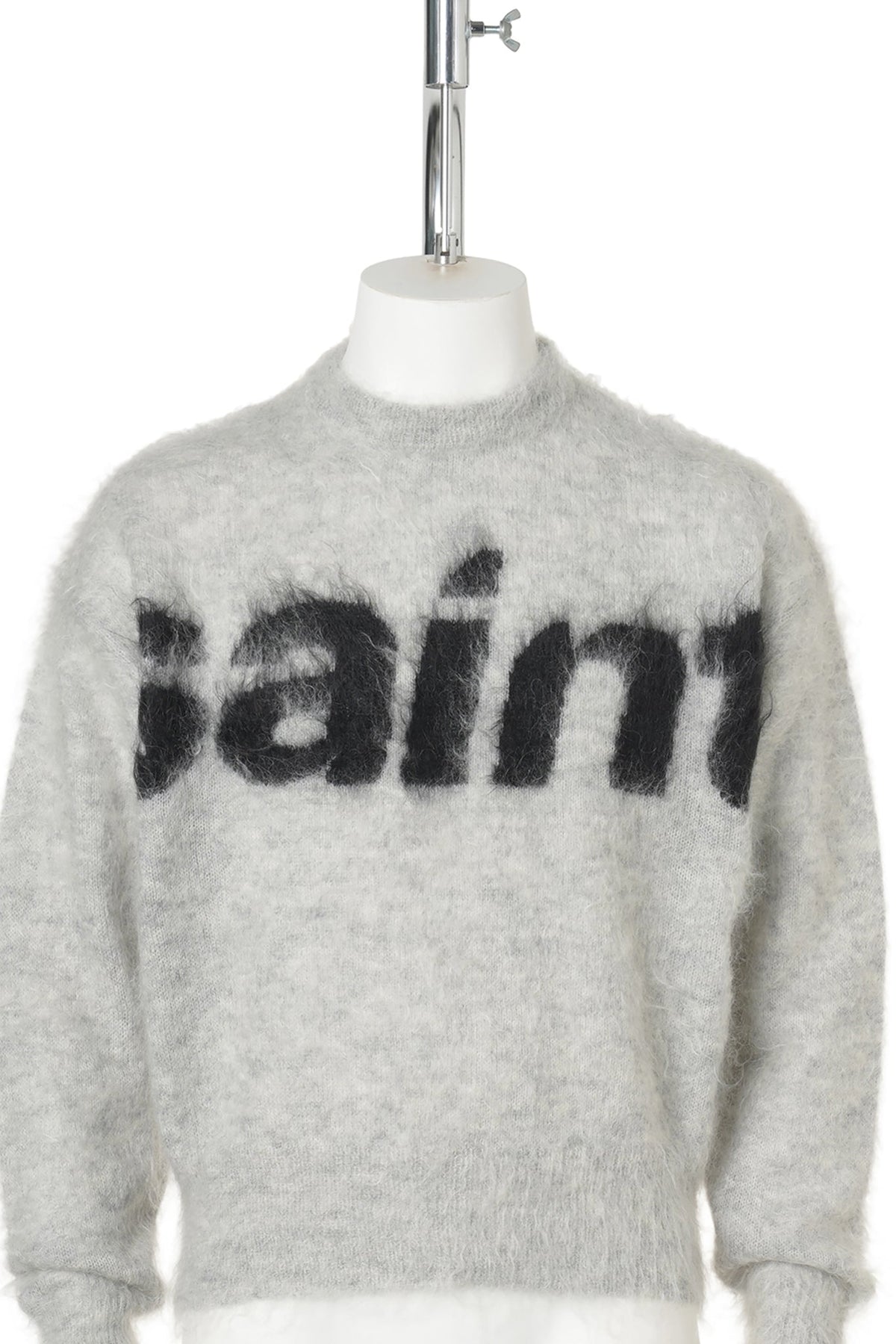 MOHAIR CREW KNIT/SAINT / GRAY