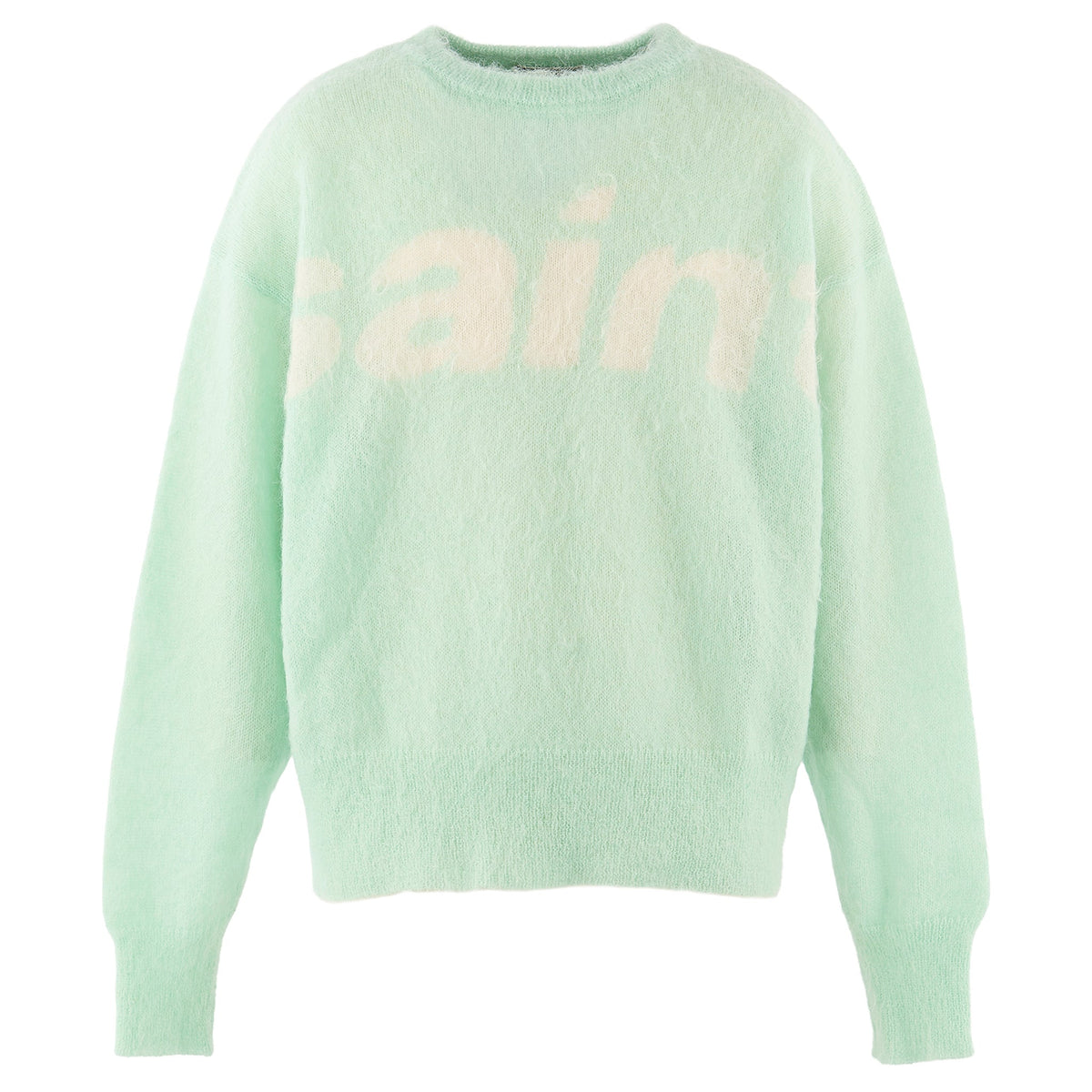 MOHAIR CREW KNIT/SAINT / GREEN
