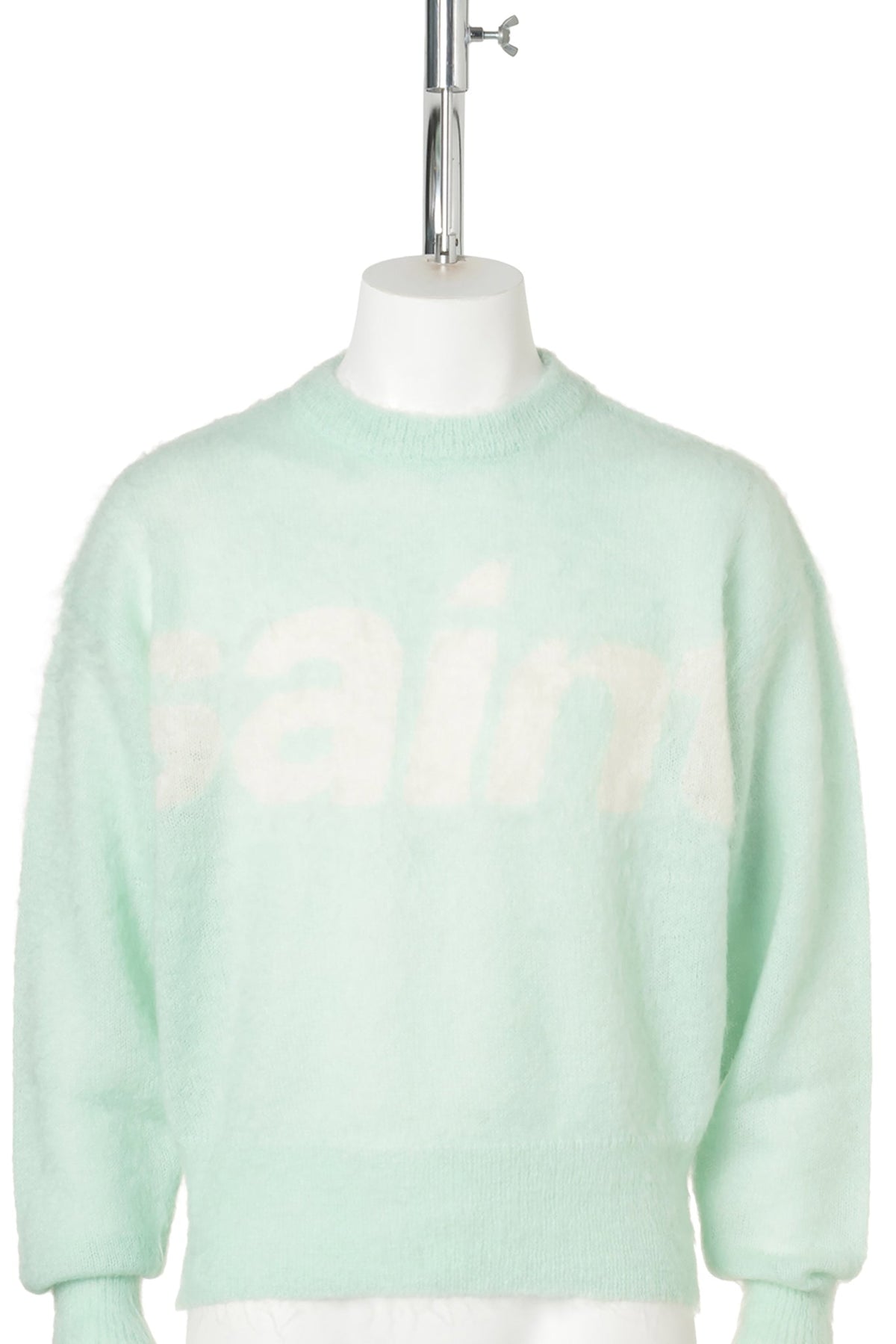 MOHAIR CREW KNIT/SAINT / GREEN