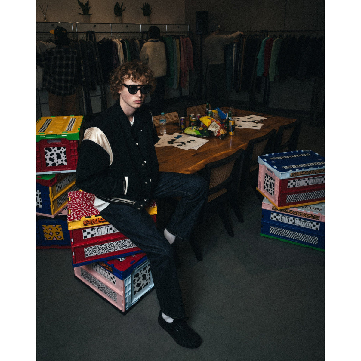 CORDUROY JACKET/CORDUROY / BLACK