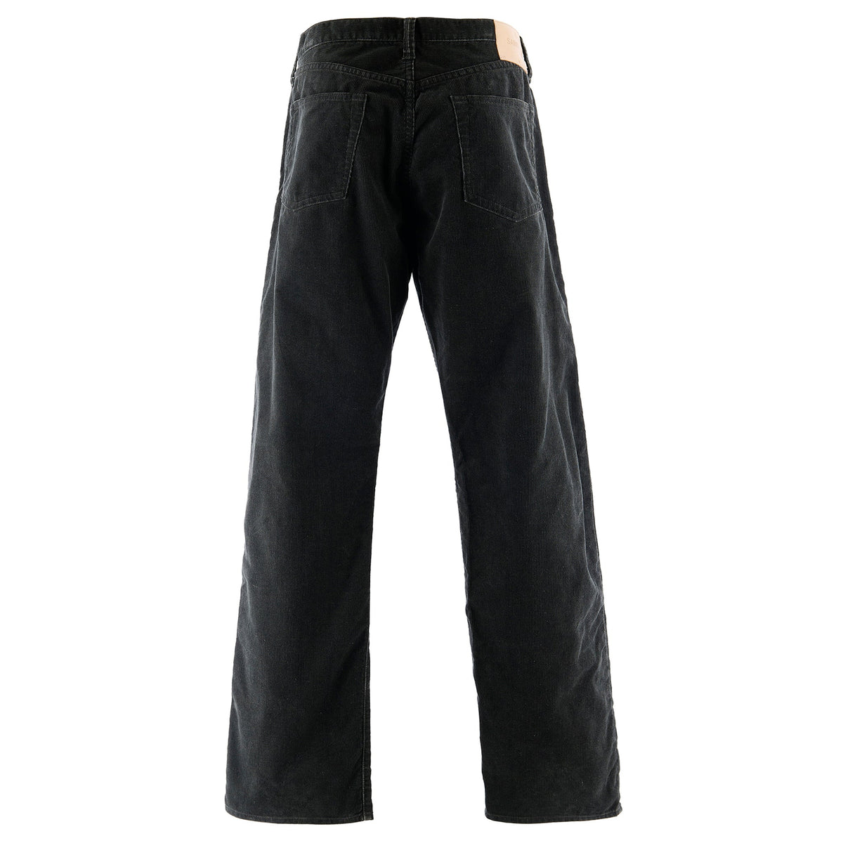 CORDUROY PANTS/STRAIGHT / BLACK